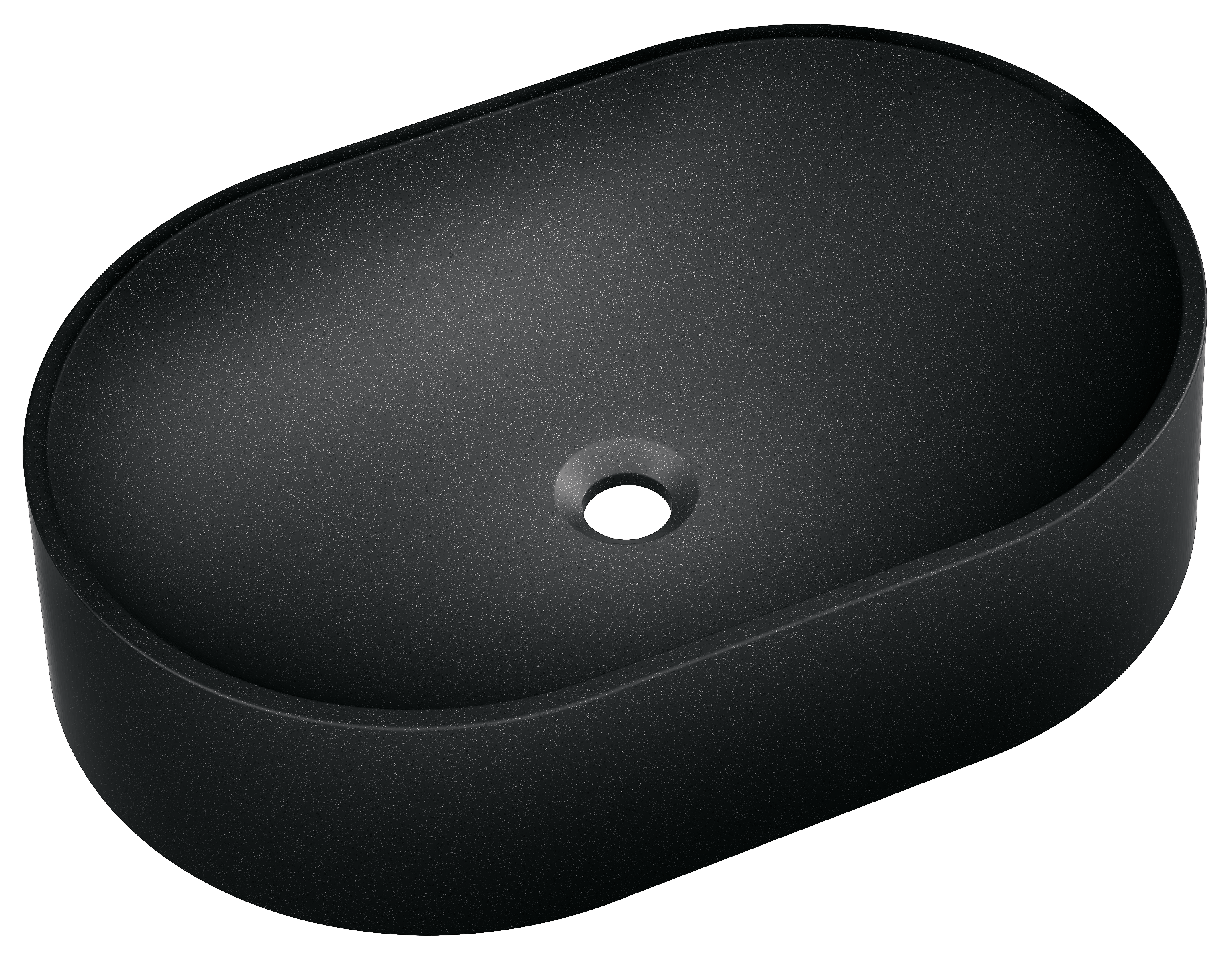 Umywalka konglomeratowa Bonn Czarny 60 x 40 Axis