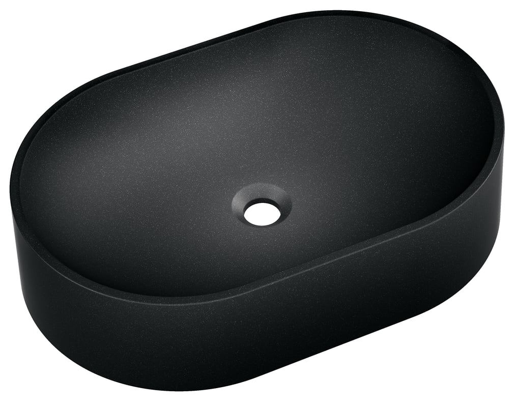 Umywalka konglomeratowa Bonn Czarny 60 x 40 Axis