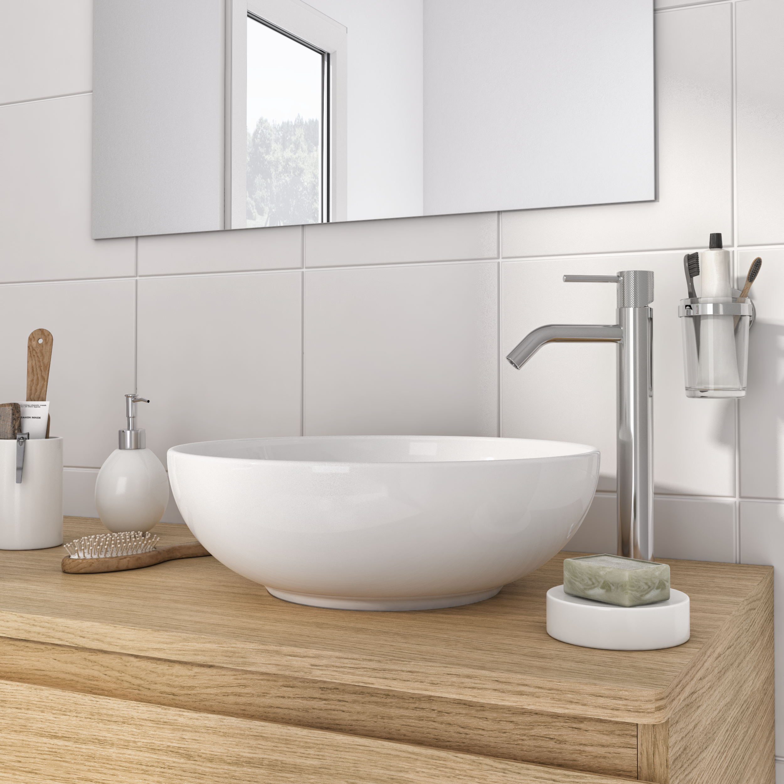 Umywalka nablatowa Rund 33 Sensea - 6