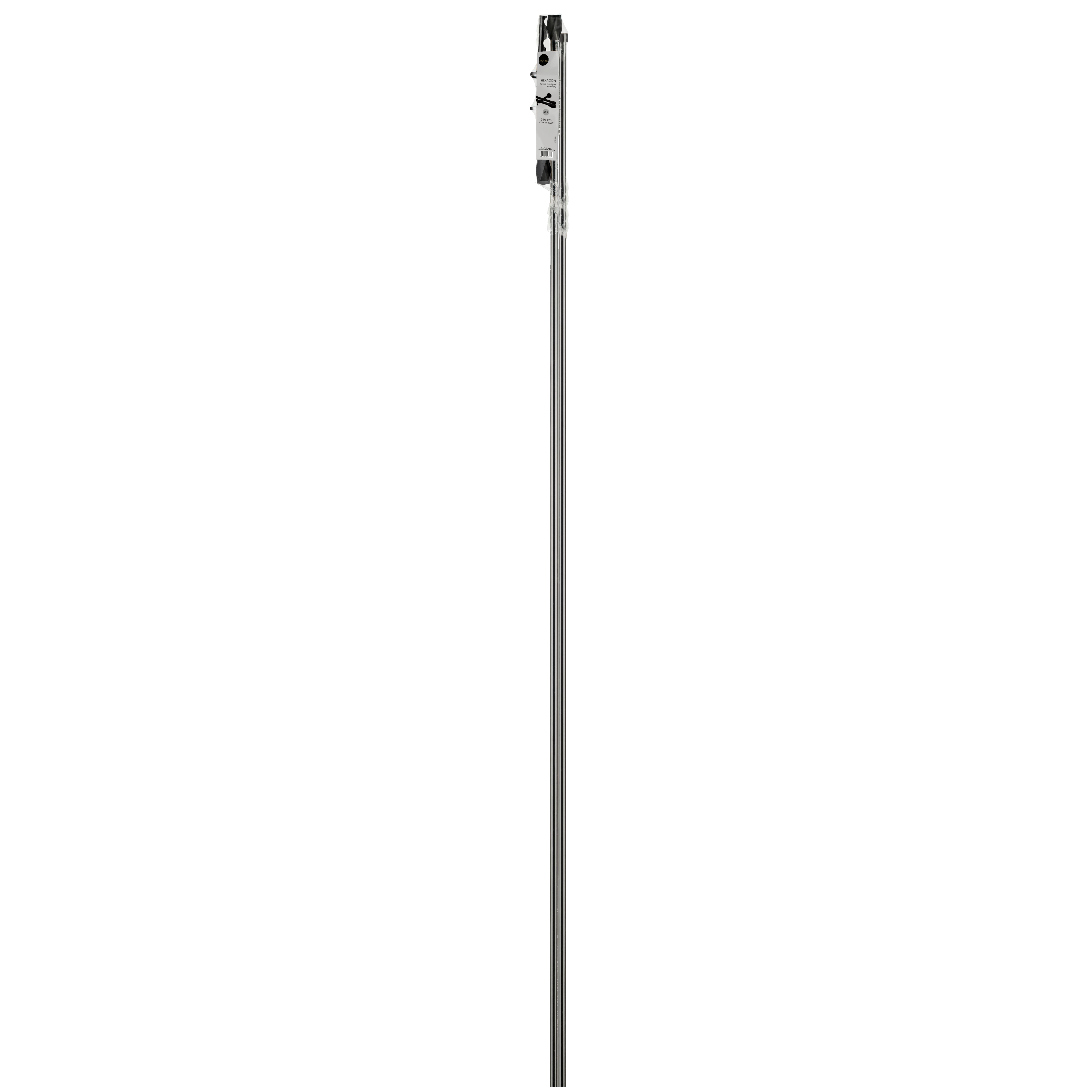 Karnisz Heksagon 200 cm podwójny czarny mat 19 mm Inspire - 3