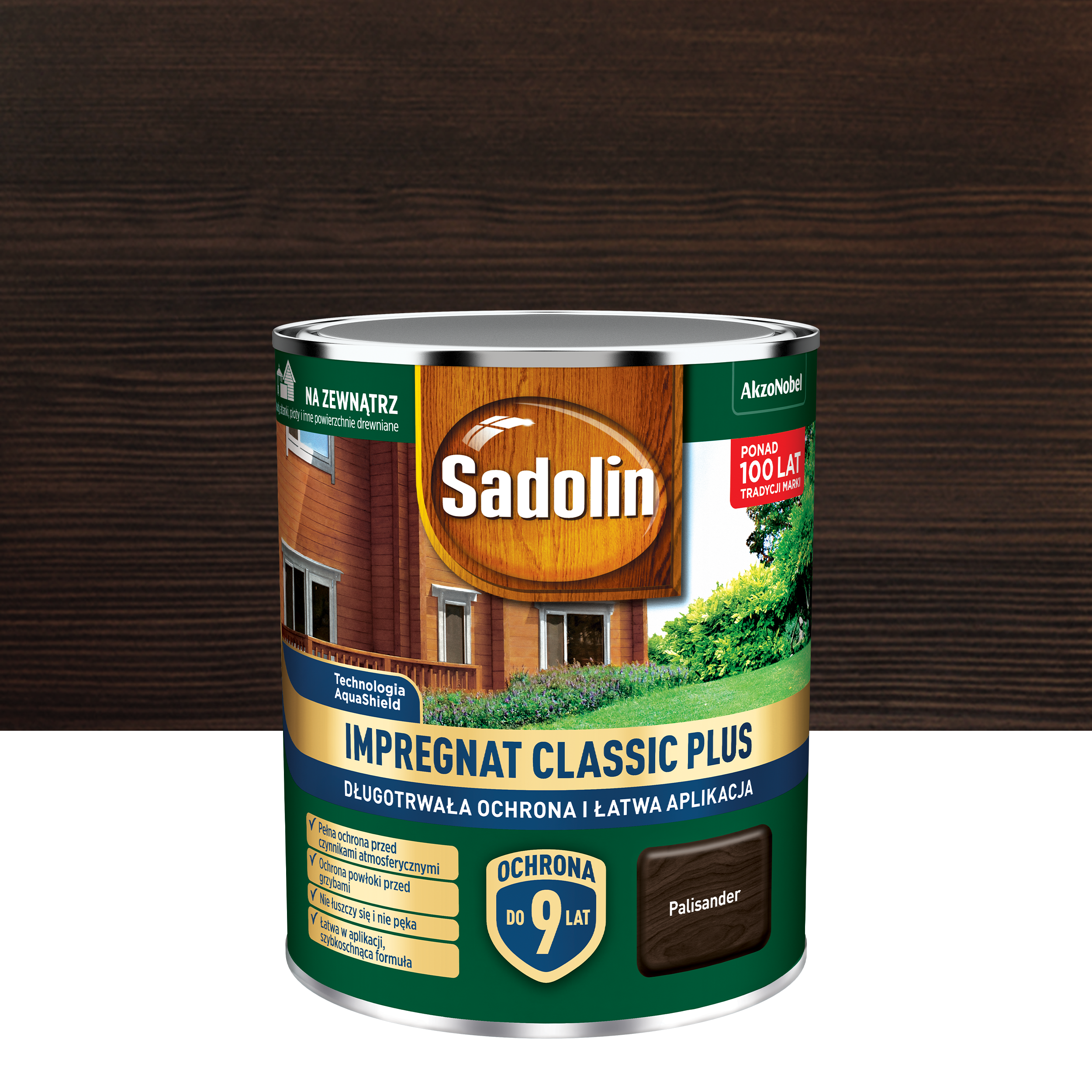 Impregnat do drewna Classic Plus 0.7 l Palisander Sadolin