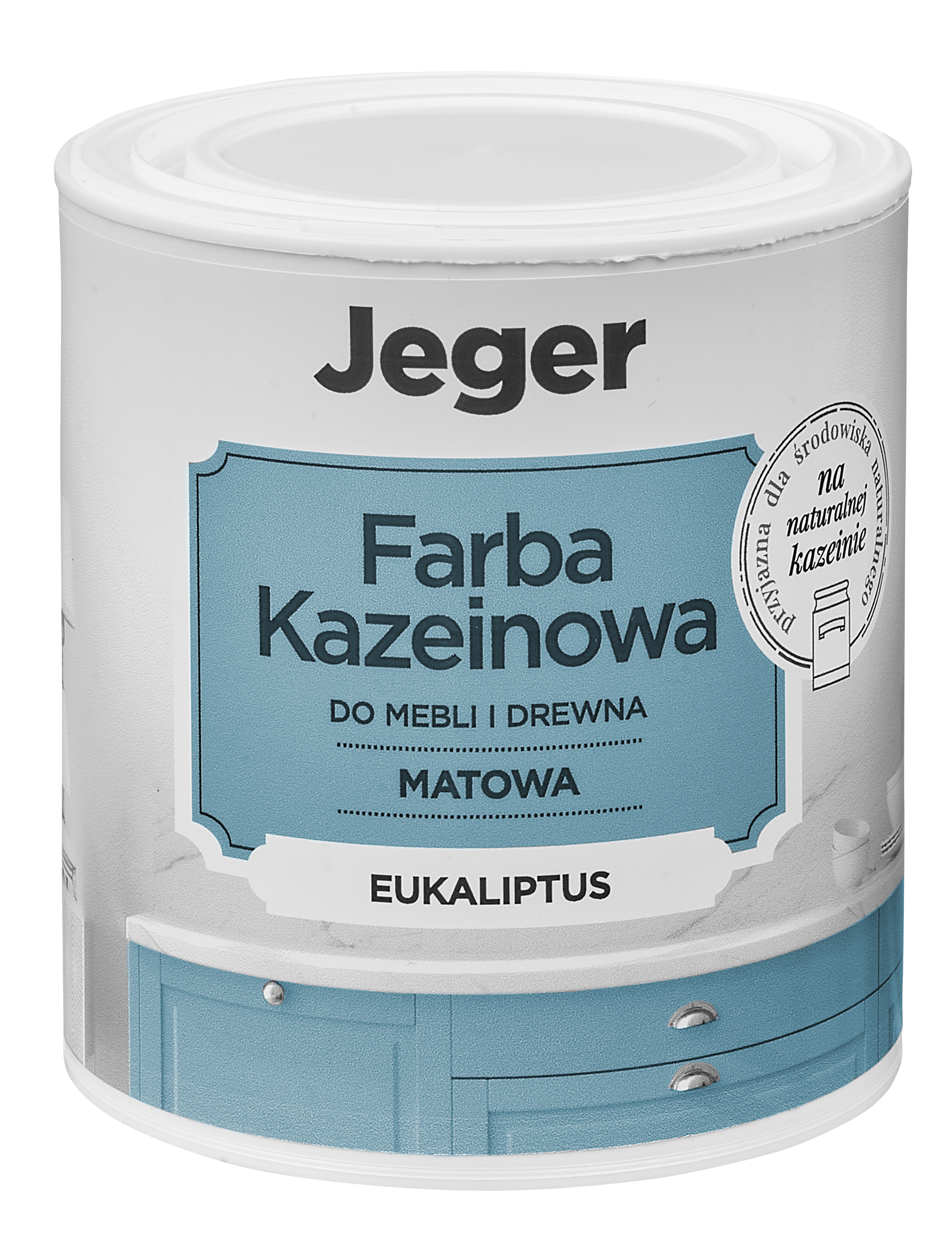Farba kazeinowa 0.5 l eukaliptus matowa Jeger - 2