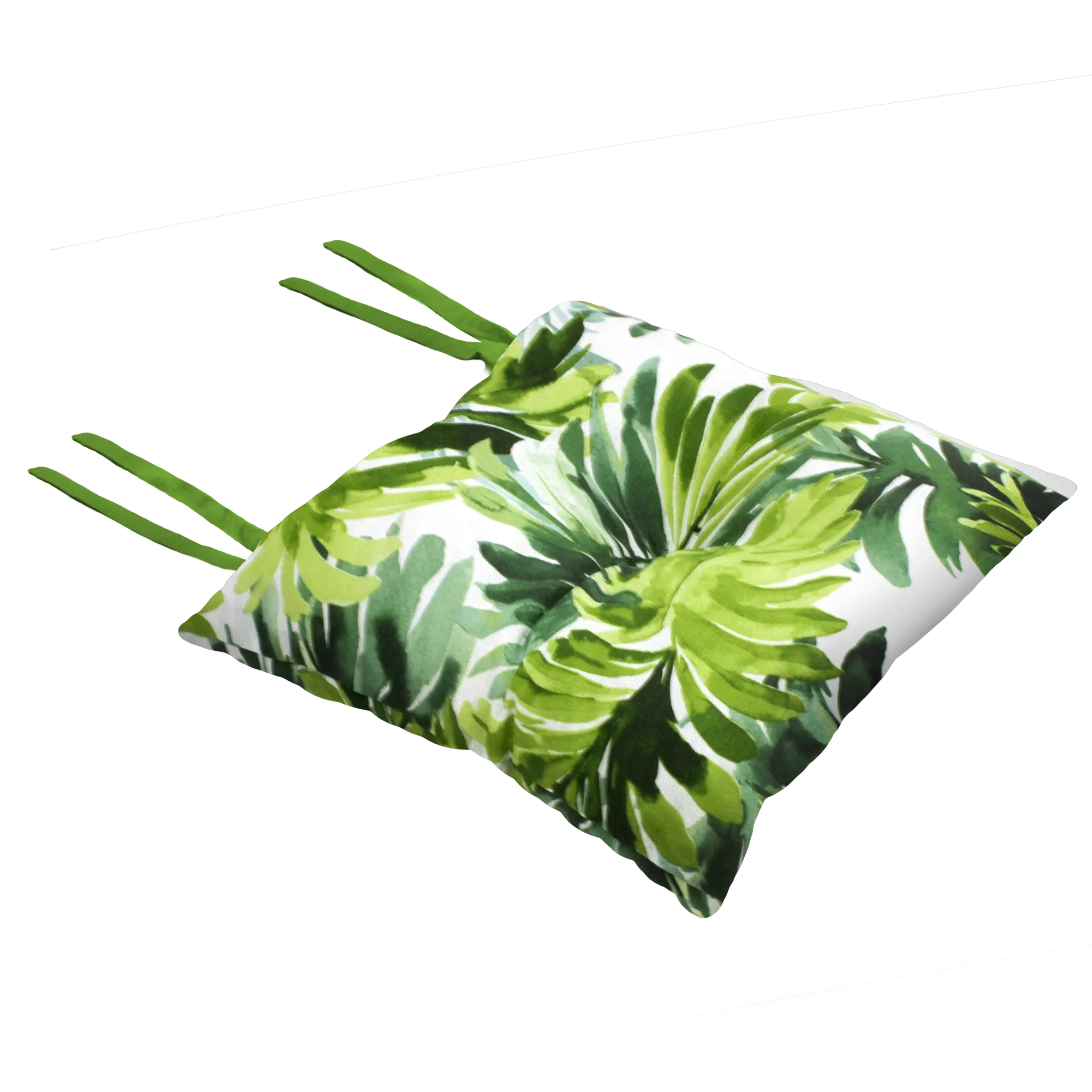 Poduszka na krzesło Silla Tropical zielona 40 x 40 x 2 cm