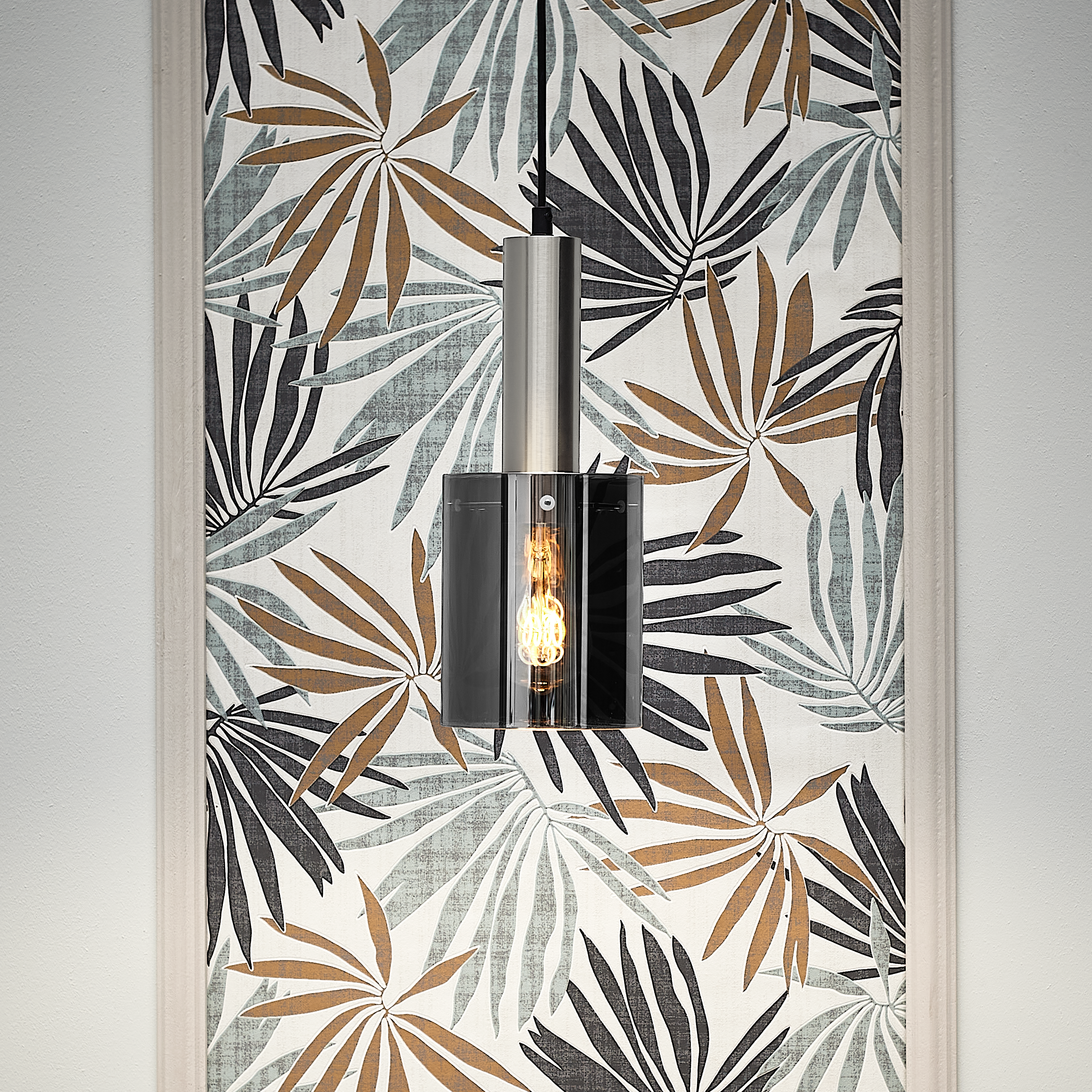 Lampa wisząca Sardo nikiel E27 Italux - 6