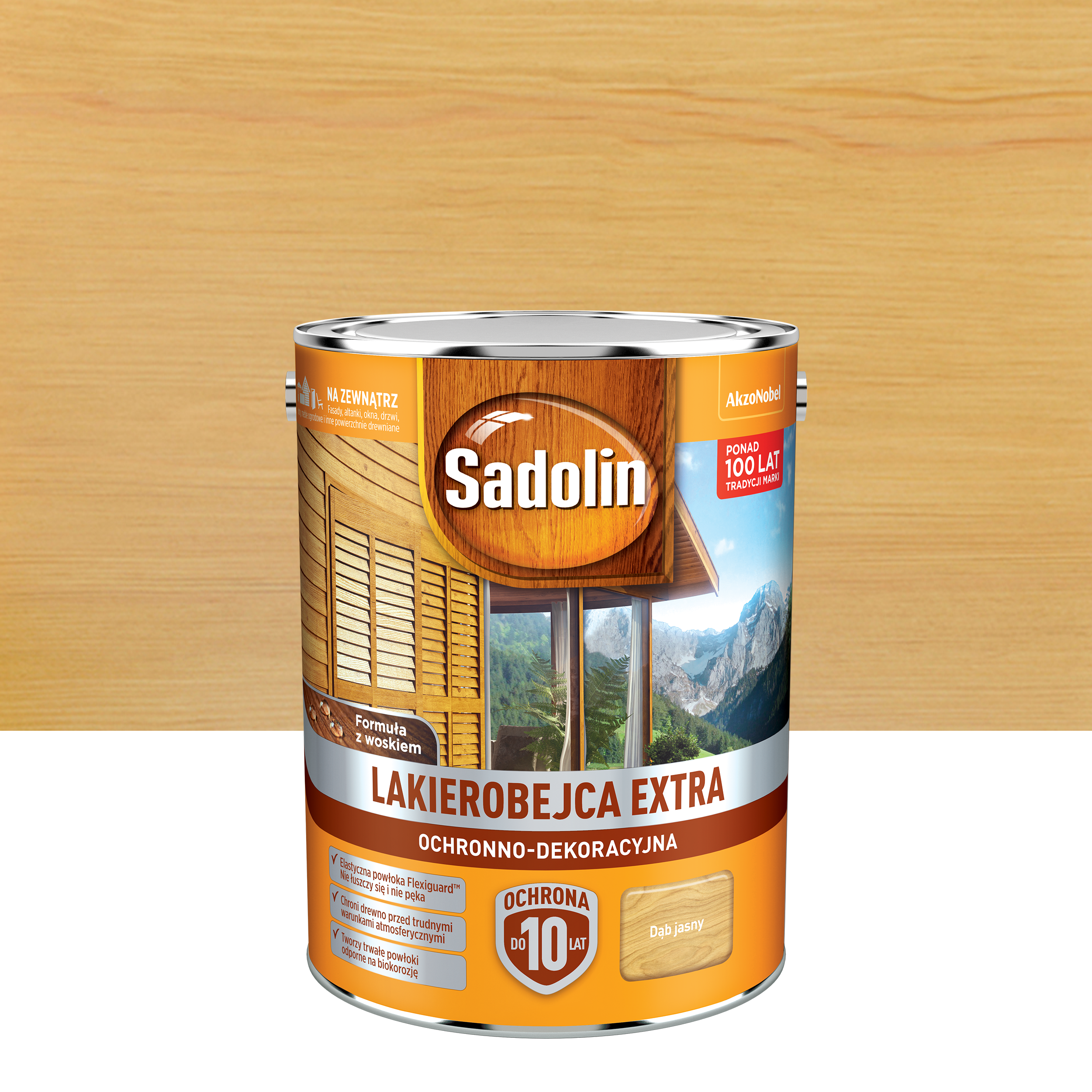 Lakierobejca do drewna Extra 5 l Dąb jasny Sadolin
