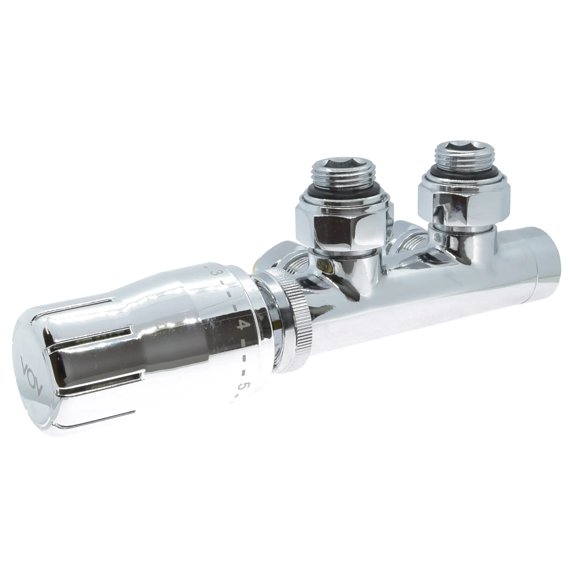 Zestaw termostatyczny DUO-PLEX LEWY 3/4" x M22 x 1.5 CHROM PEX SCHLOSSER