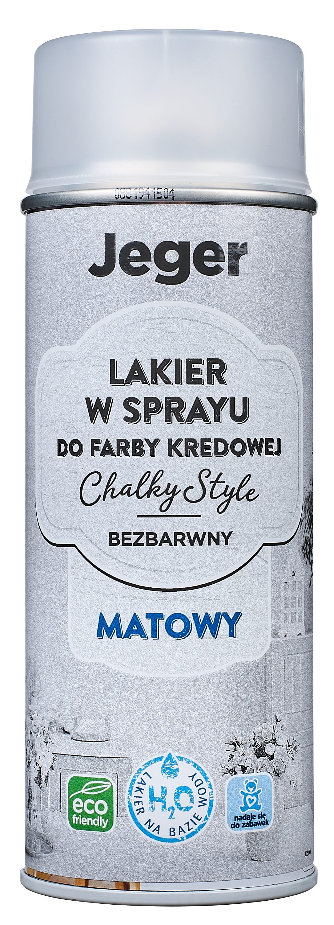 Lakier do farby kredowej CHALKY SPRAY 0.35 l Bezbarwny Mat JEGER - 2