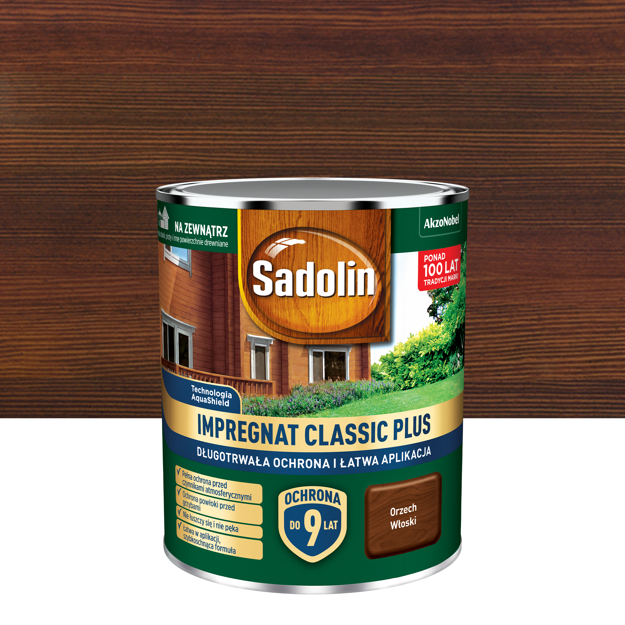 Impregnat do drewna Classic Plus 0.7 l Włoski orzech Sadolin