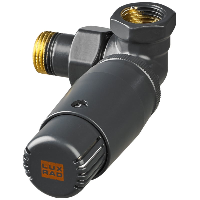 Zestaw termostatyczny OSIOWY-LEWY 1/2" grafit LUXRAD
