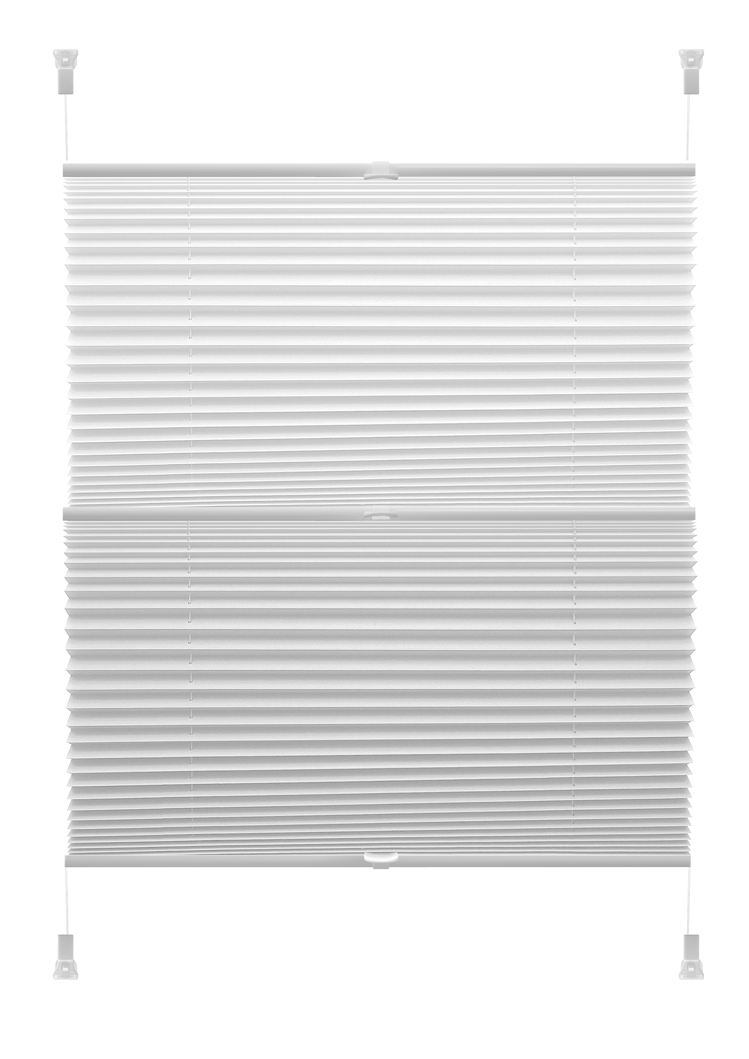 Roleta plisowana Duo 68 x 150 cm biała - 4