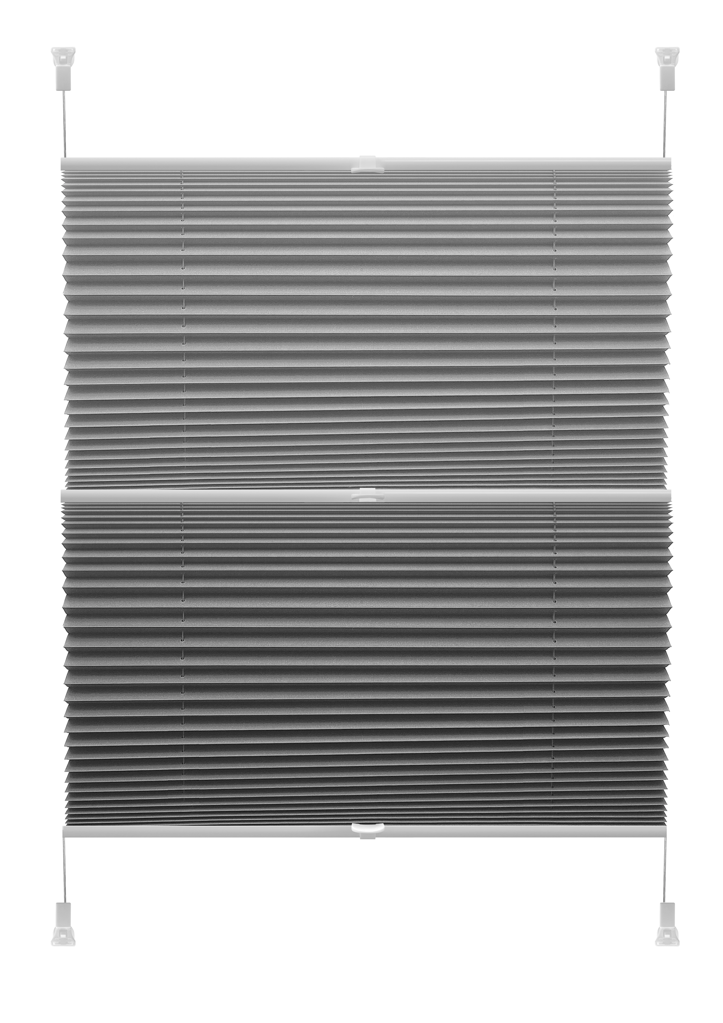 Roleta plisowana Duo 57 x 150 cm szara - 3