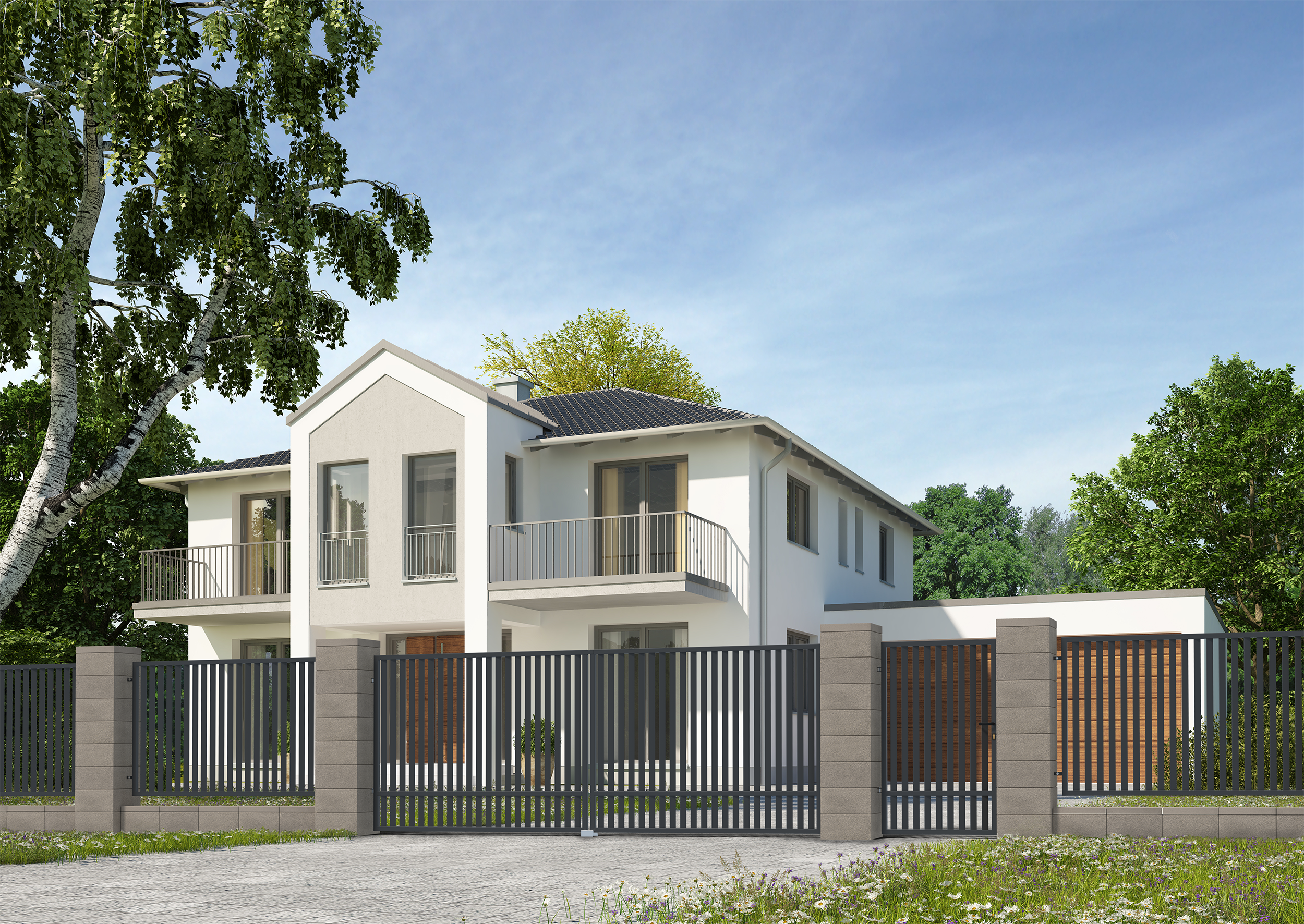 Przęsło ogrodzeniowe Agat 2x1.2 m Polargos - 2