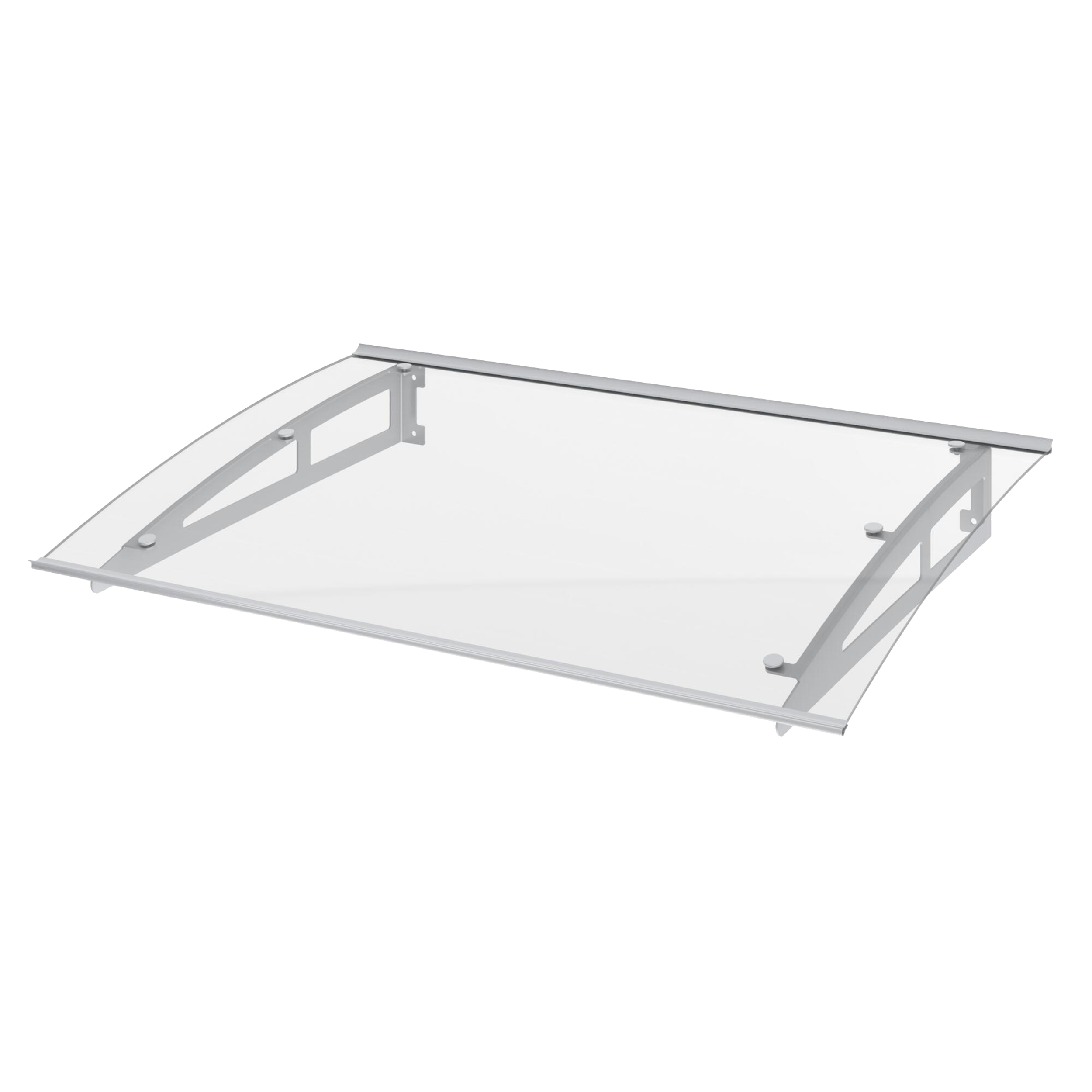 Daszek nad drzwi prosty 150 x 90 cm srebrny Artens - 10