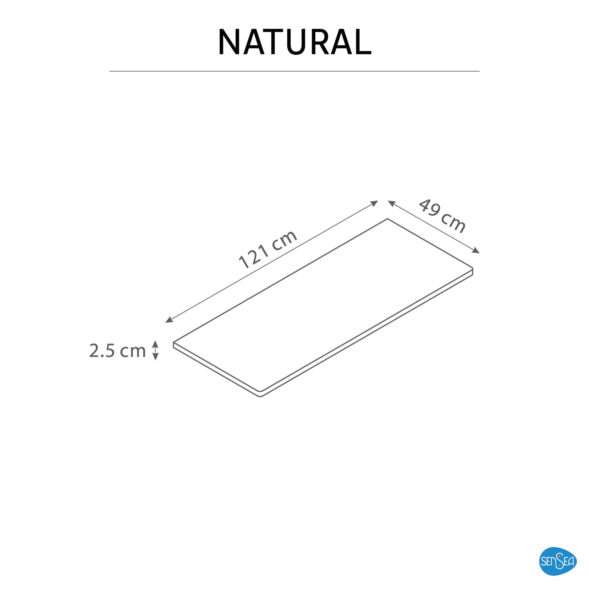 Blat łazienkowy NATURAL120 X 48.5 SENSEA - 4