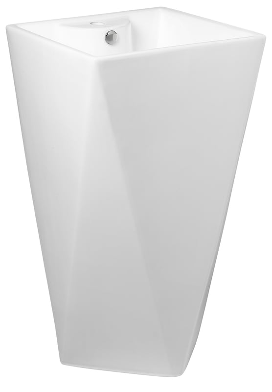 Umywalka ceramiczna wolnostojąca Brigida 47 x 47 x 83.5 Domino