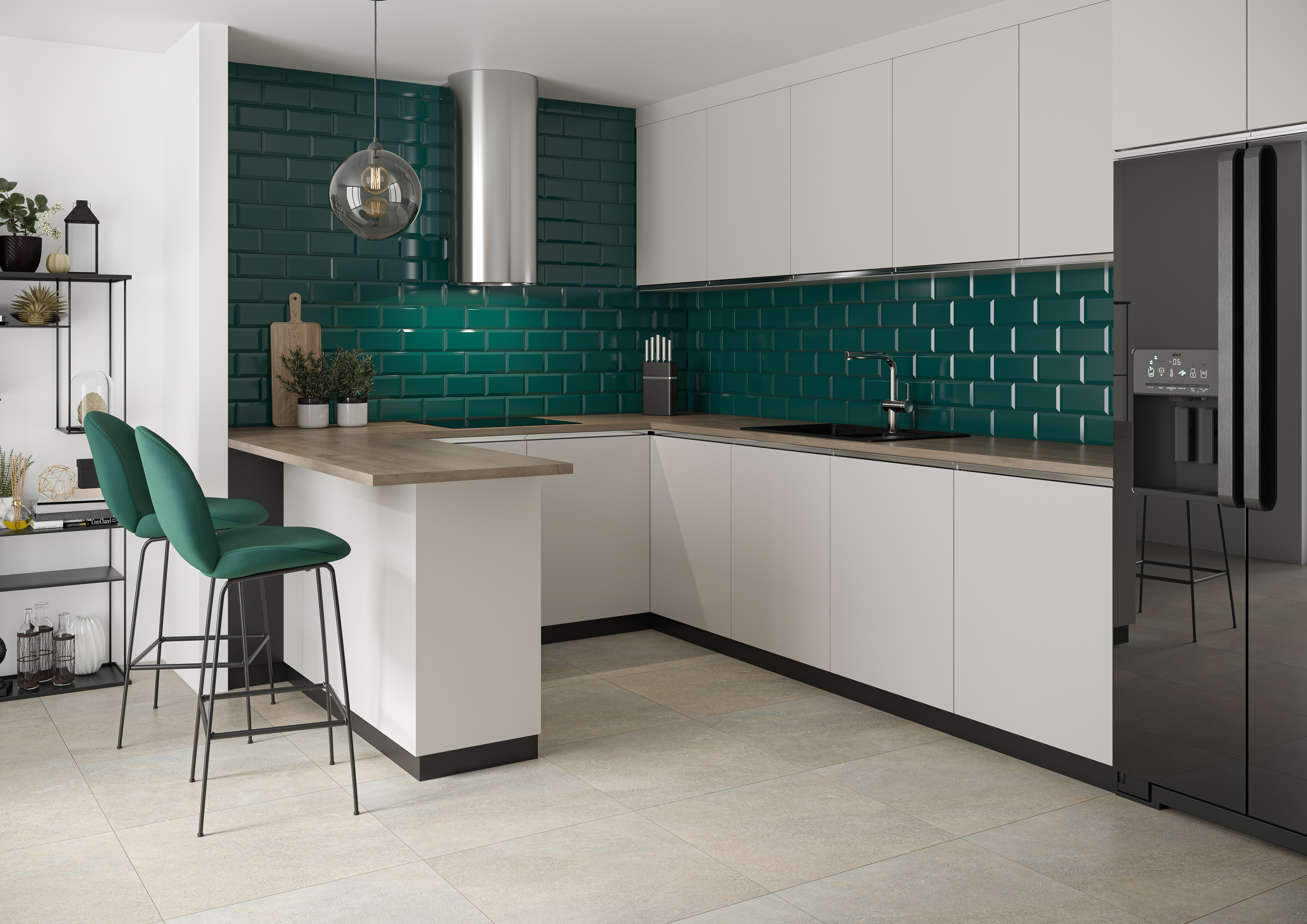 Glazura Tamoe Verde 9.8x19.8 Ceramika Paradyż - 4