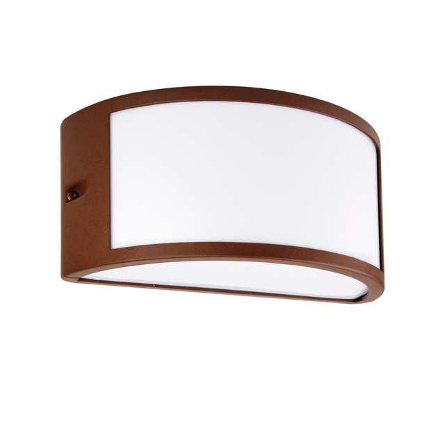 Applique rustico da esterno Silvia ruggine IP44 E27 INSPIRE