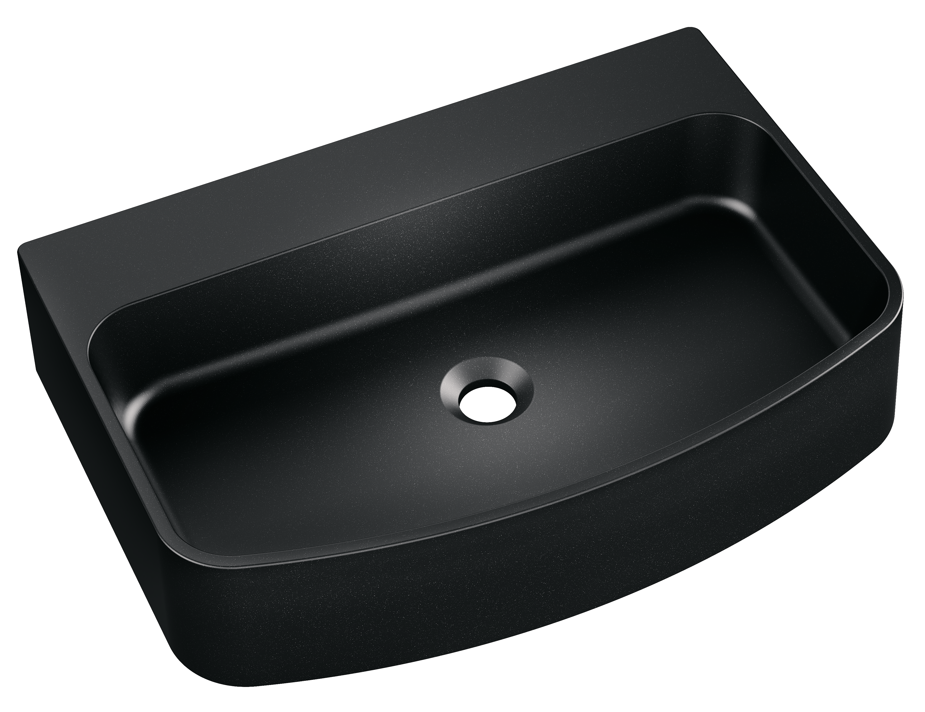 Umywalka konglomeratowa Dusse XL Czarny 60 x 42 Axis