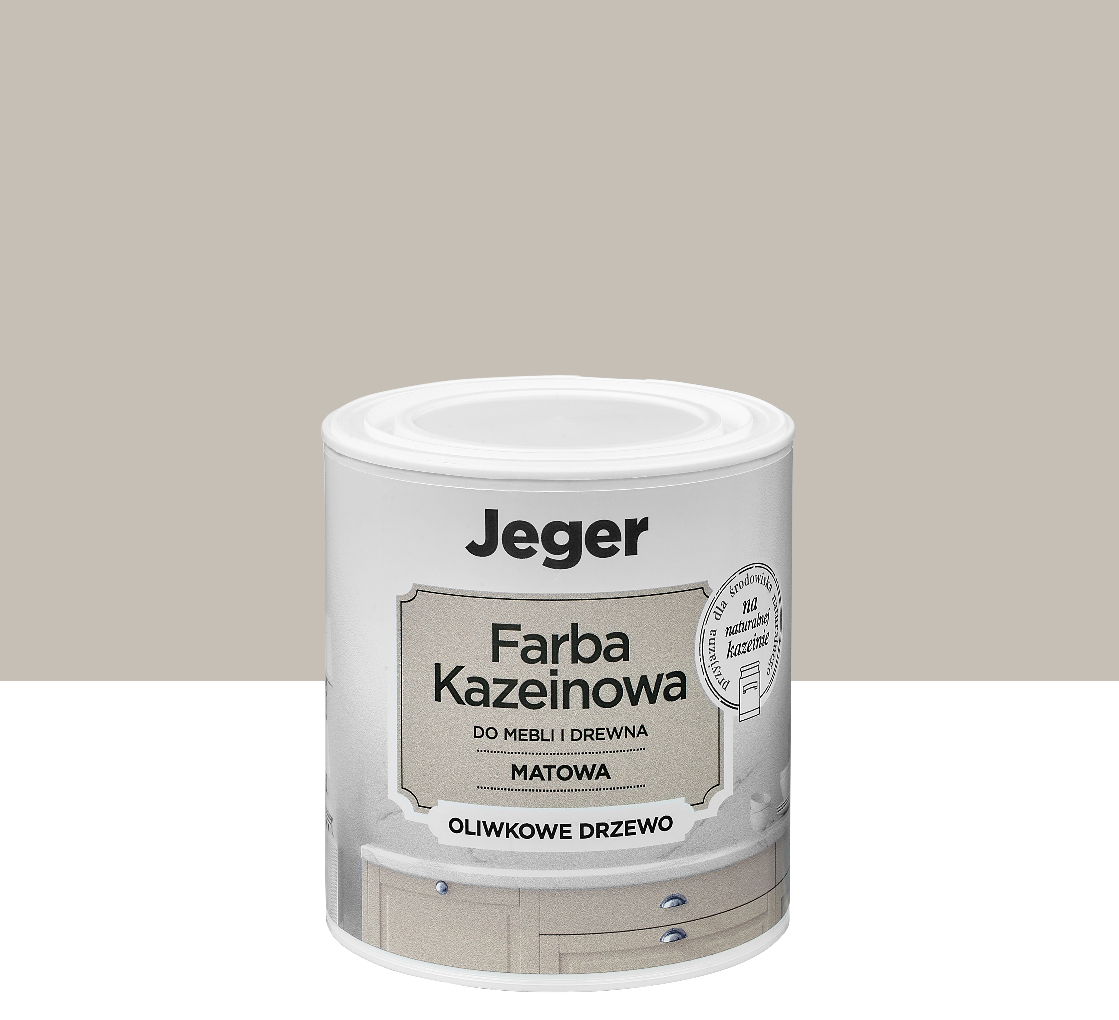 Farba kazeinowa 0.5 l Oliwkowe drzewo Jeger