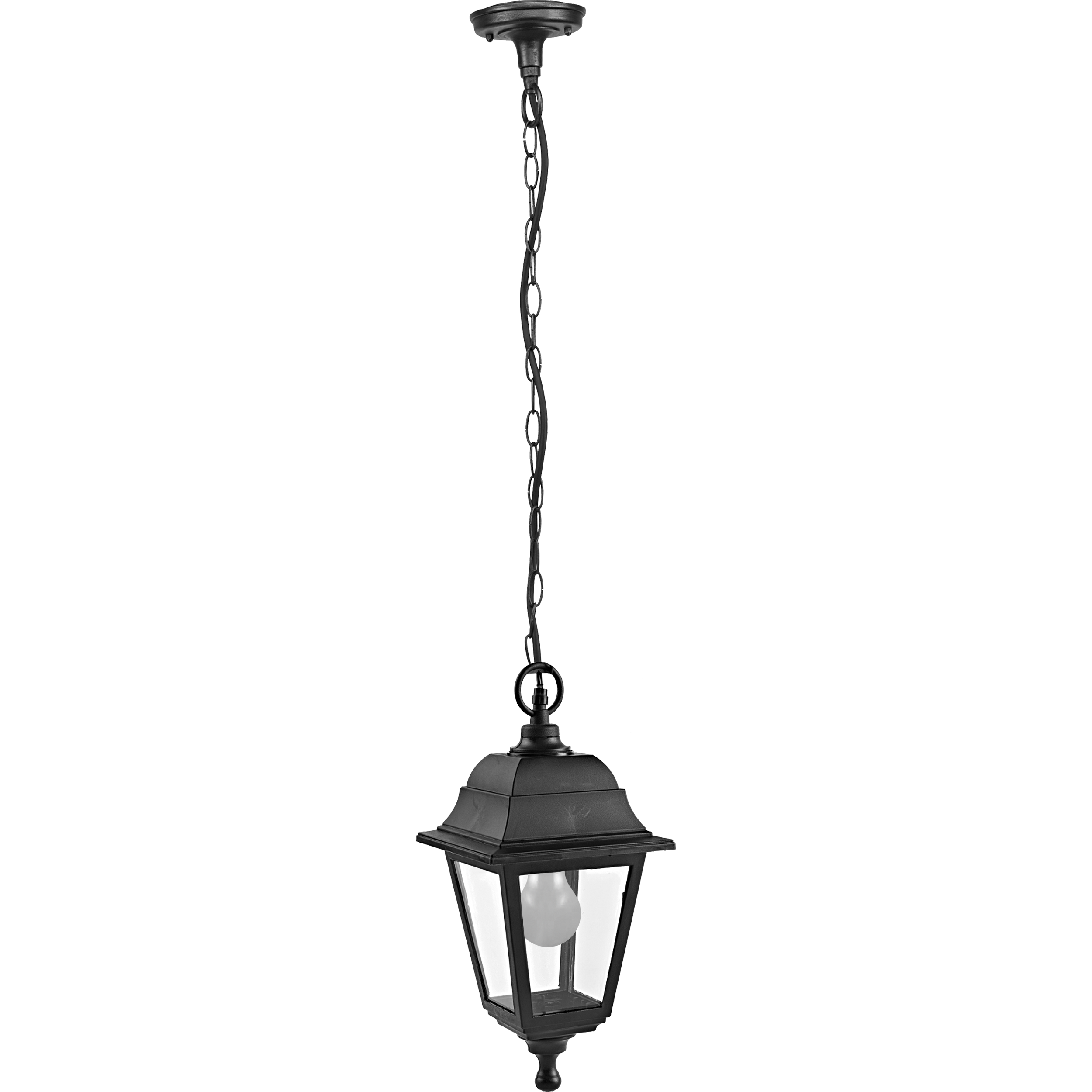 Lampa wisząca zewnętrzna Sima IP44 czarna E27 - 8