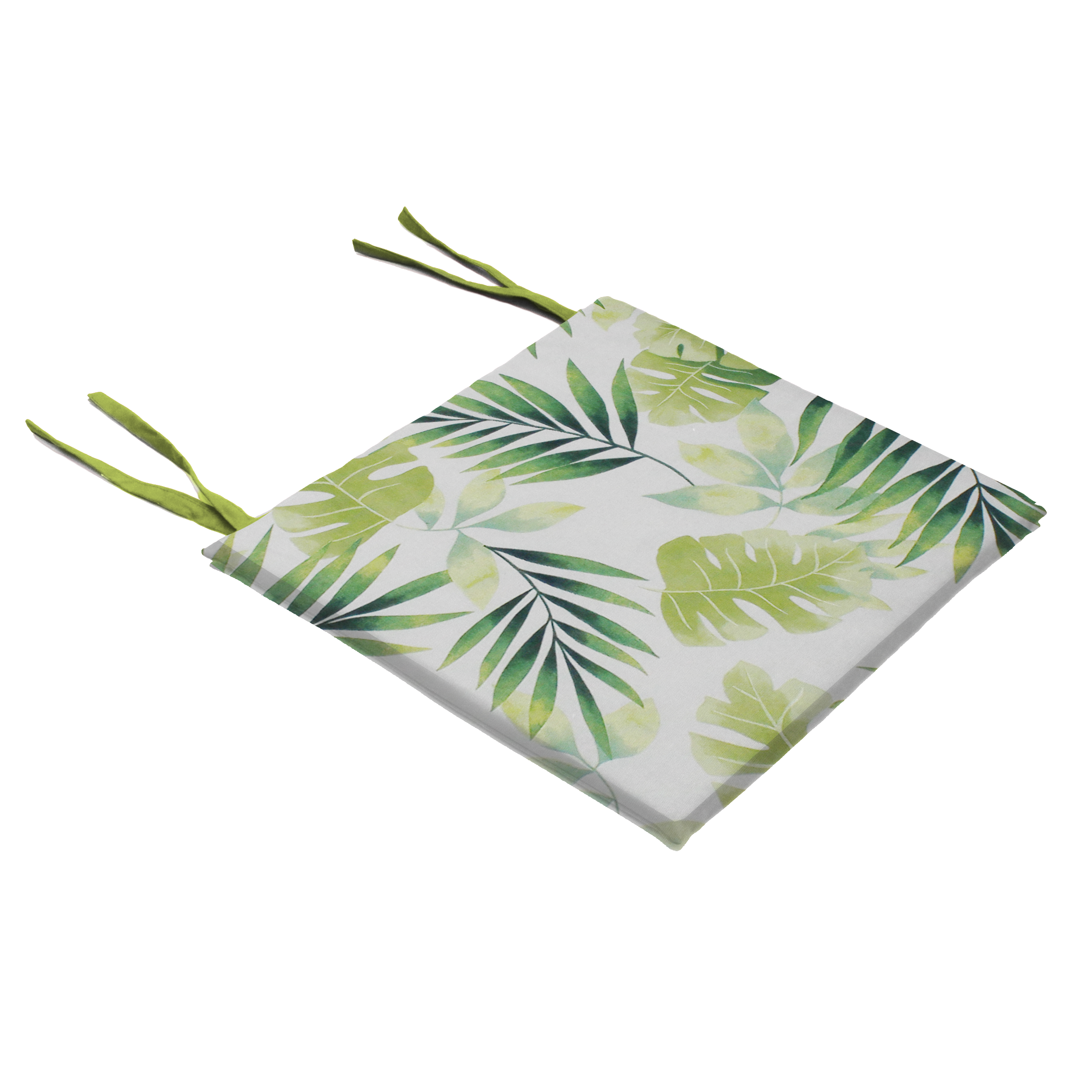 Poduszka na krzesło Mia Leaves zielona 40 x 40 x 2 cm - 3