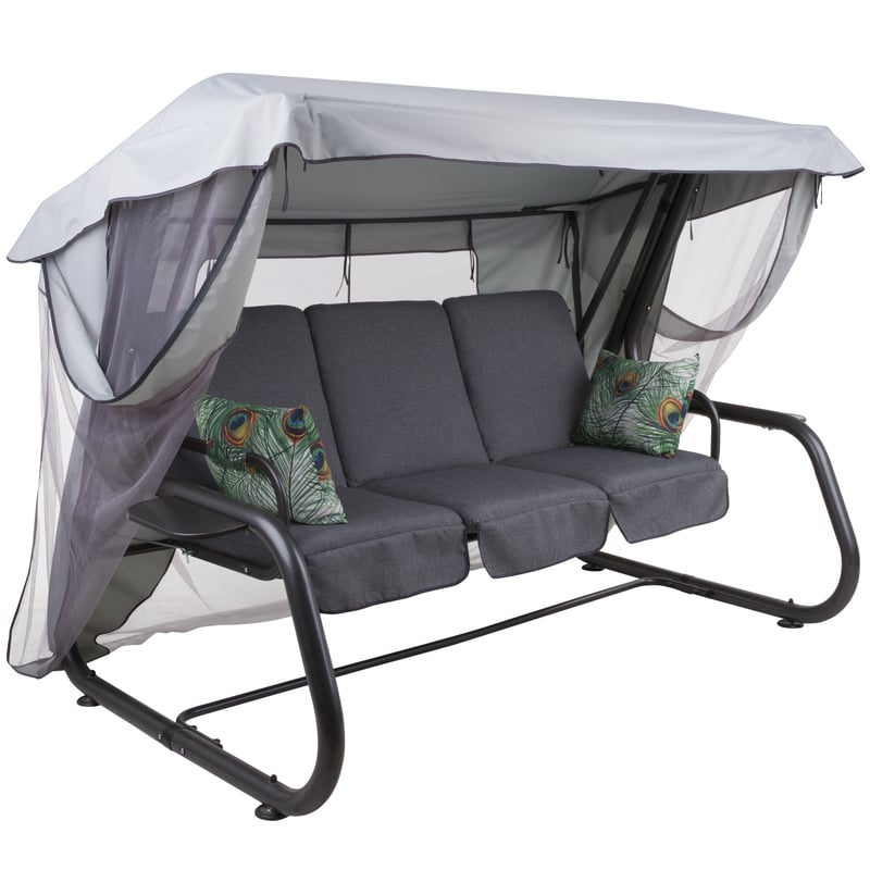 Huśtawka ogrodowa Bombaj z moskitierą Patio