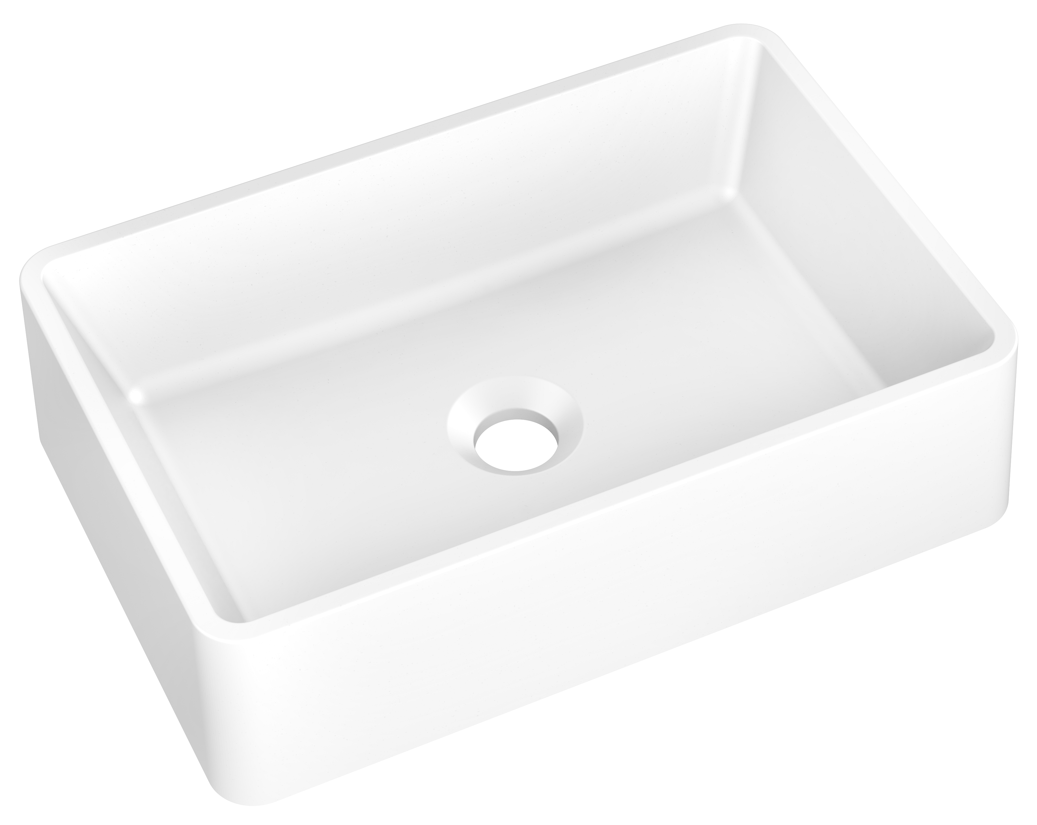 Umywalka konglomeratowa Bochun Pure White 45 x 30 Axis