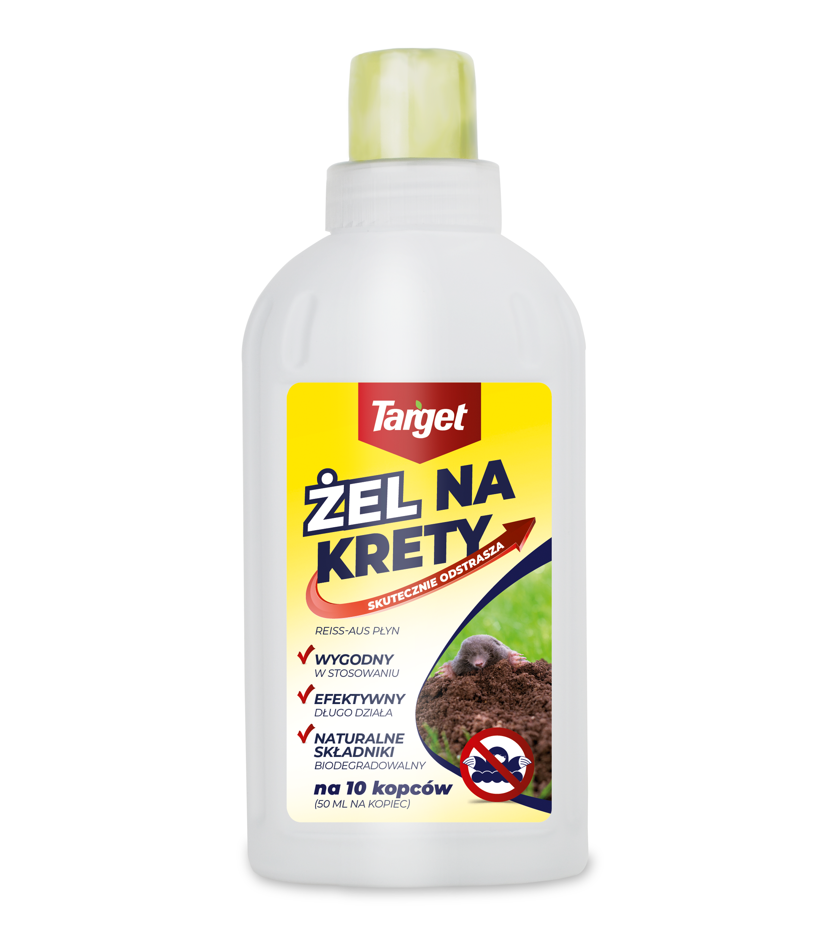 Środek na krety płyn na kopce kretów 500ml Reiss-aus Target