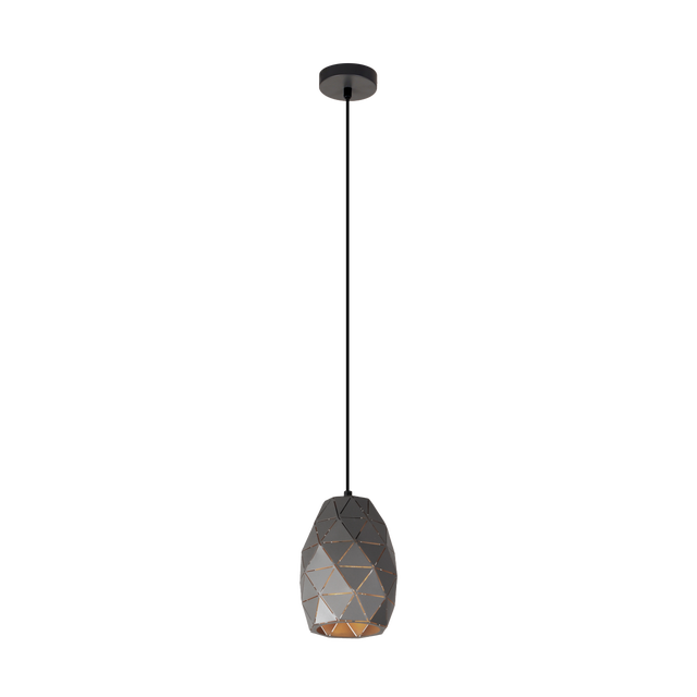 Lampa wisząca Harley grafit E27 Italux