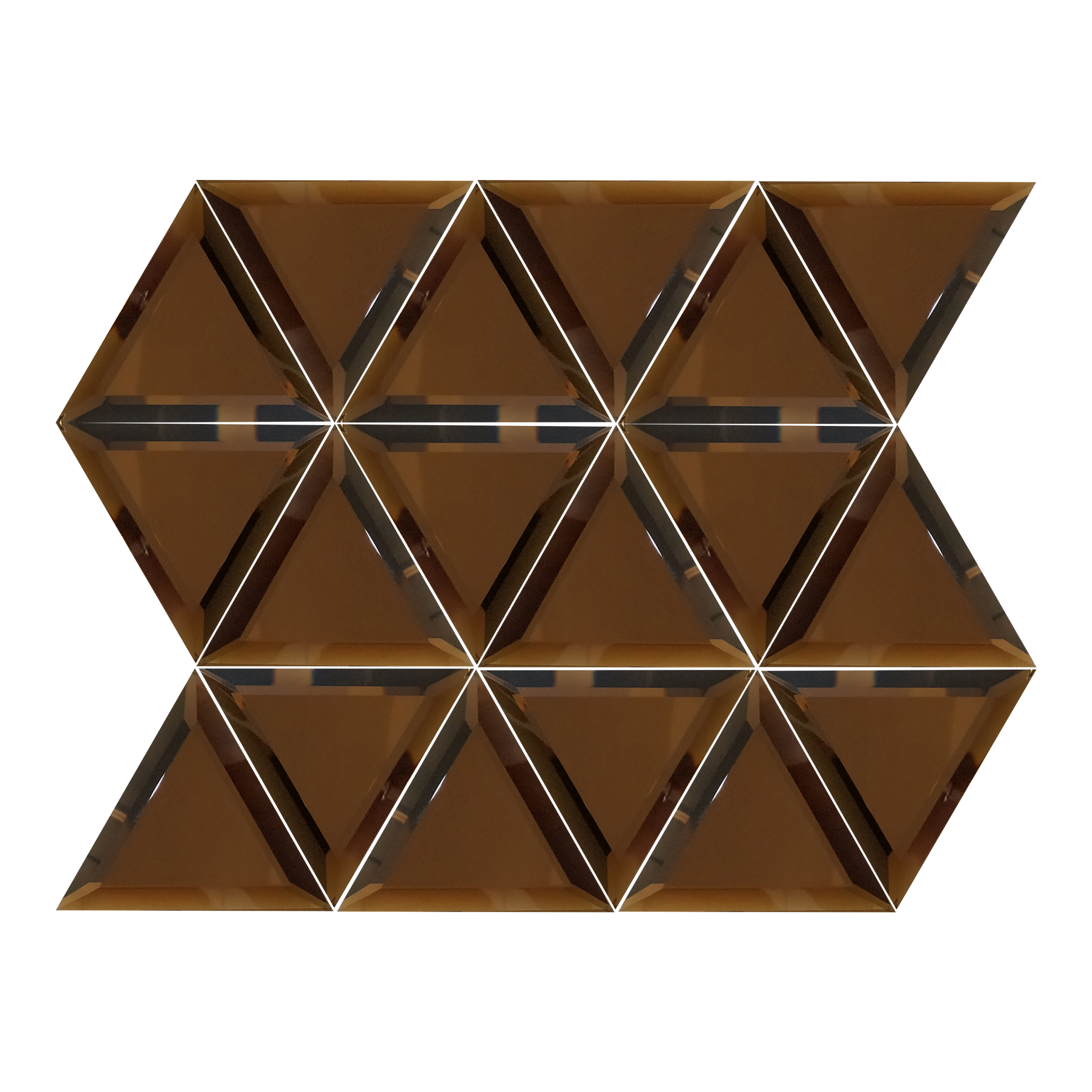 Mozaika Triangle Copper 28.4 x 38