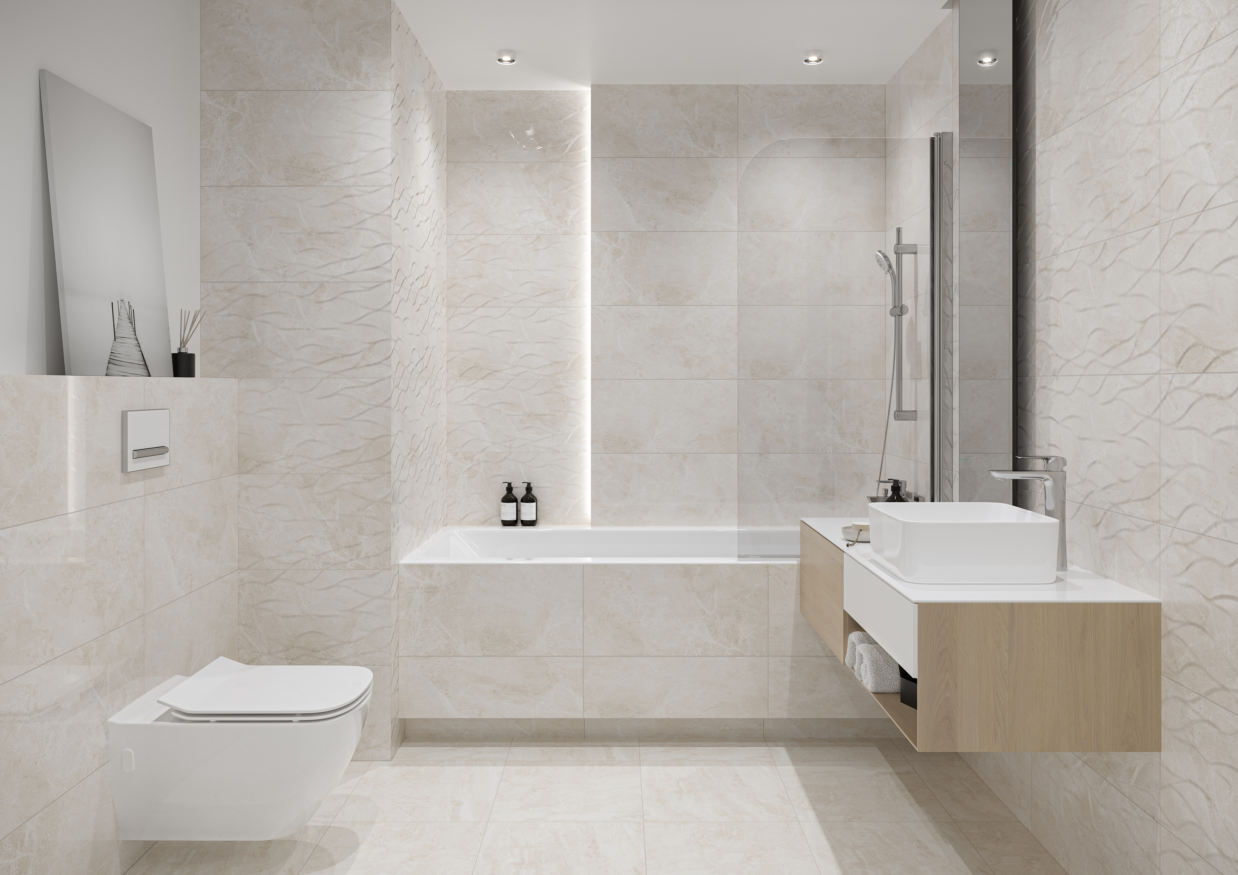 Glazura Silk Beige 29.7x60 Artens - 4