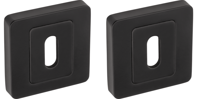 Rozeta podklamkowa pod klucz Eureka Czarna