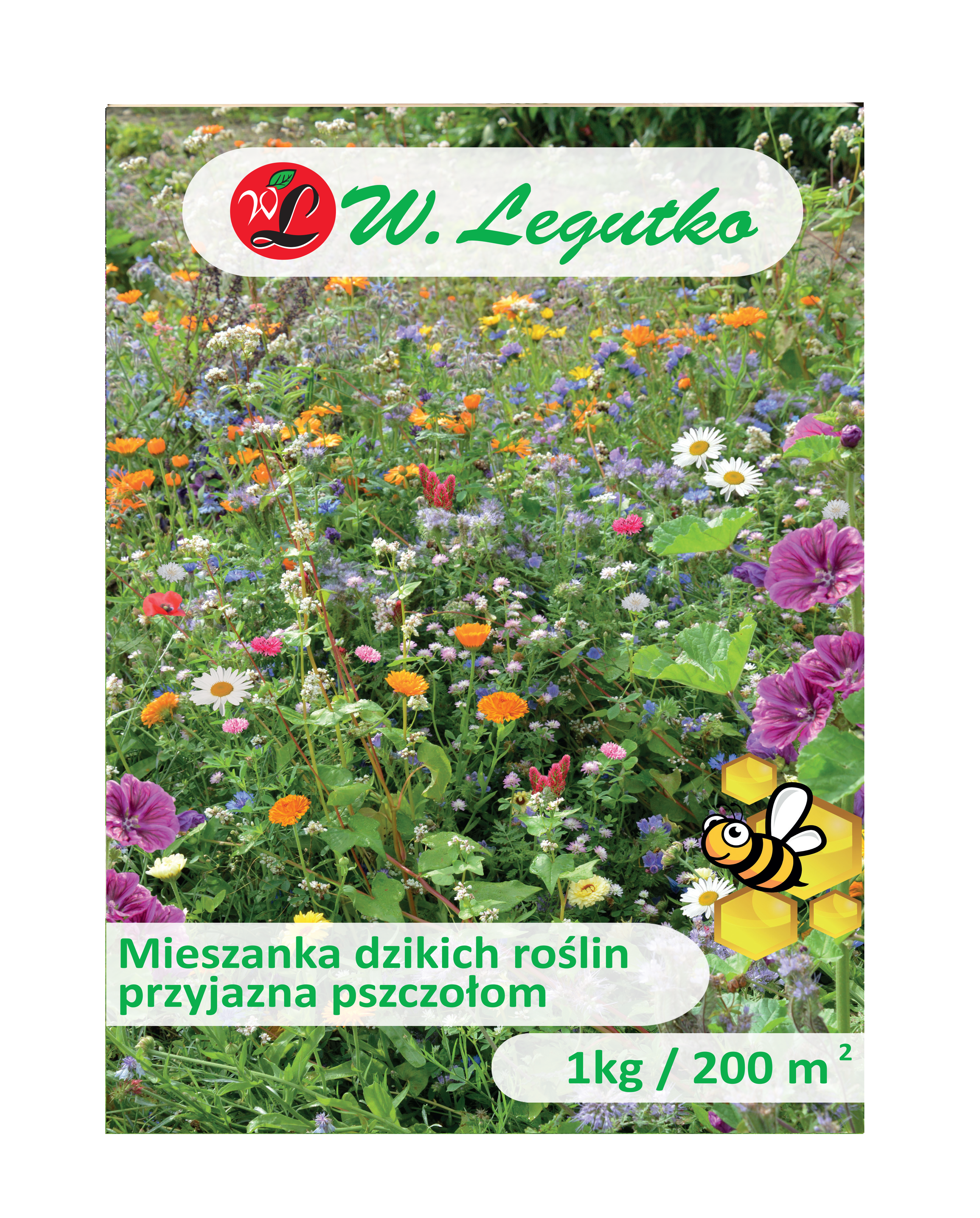 Nasiona roślin przyjaznych pszczołom 1kg / 200 m2 W.Legutko