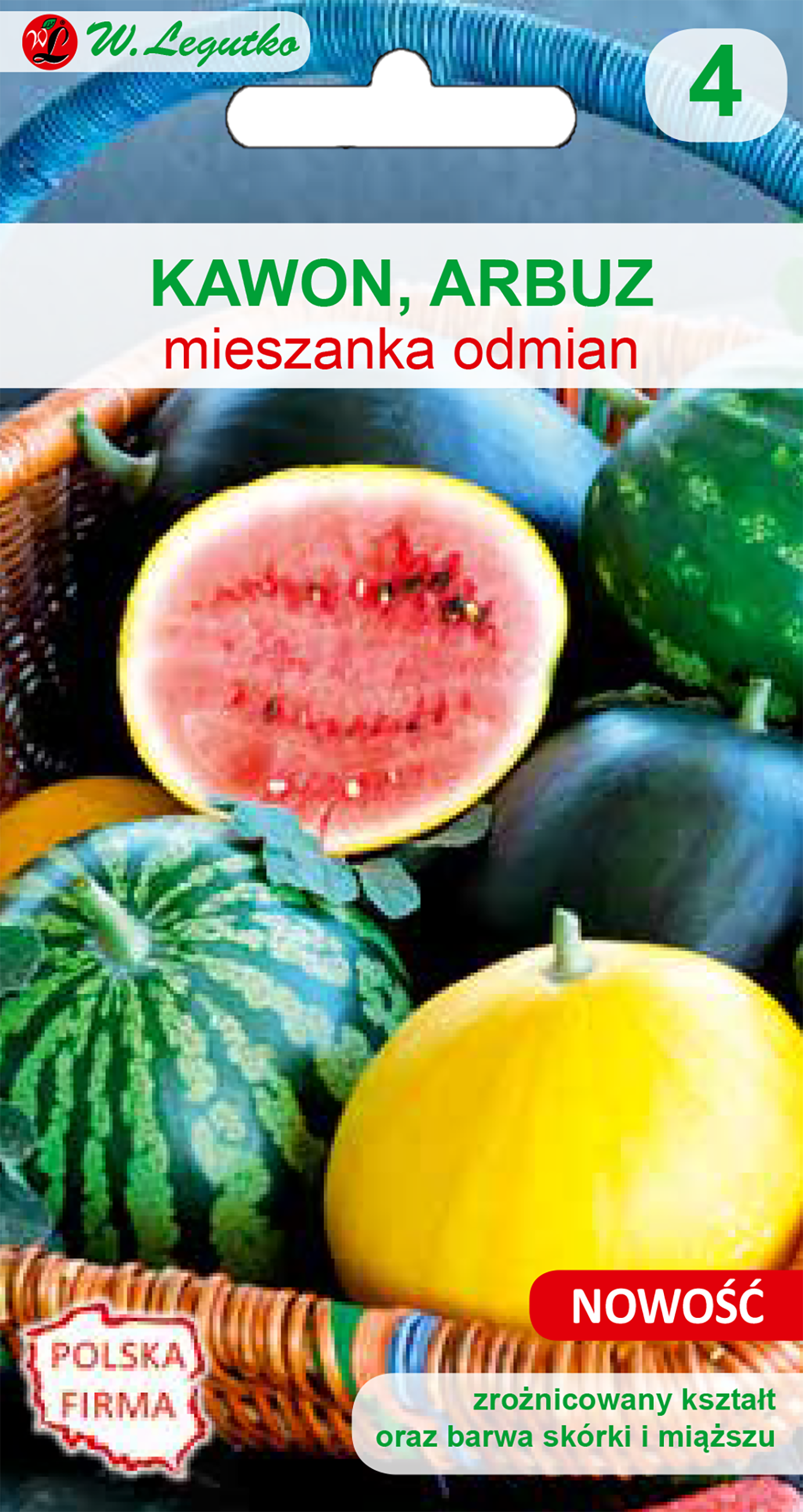 Arbuz Kawon mieszanka odmian nasiona W. Legutko