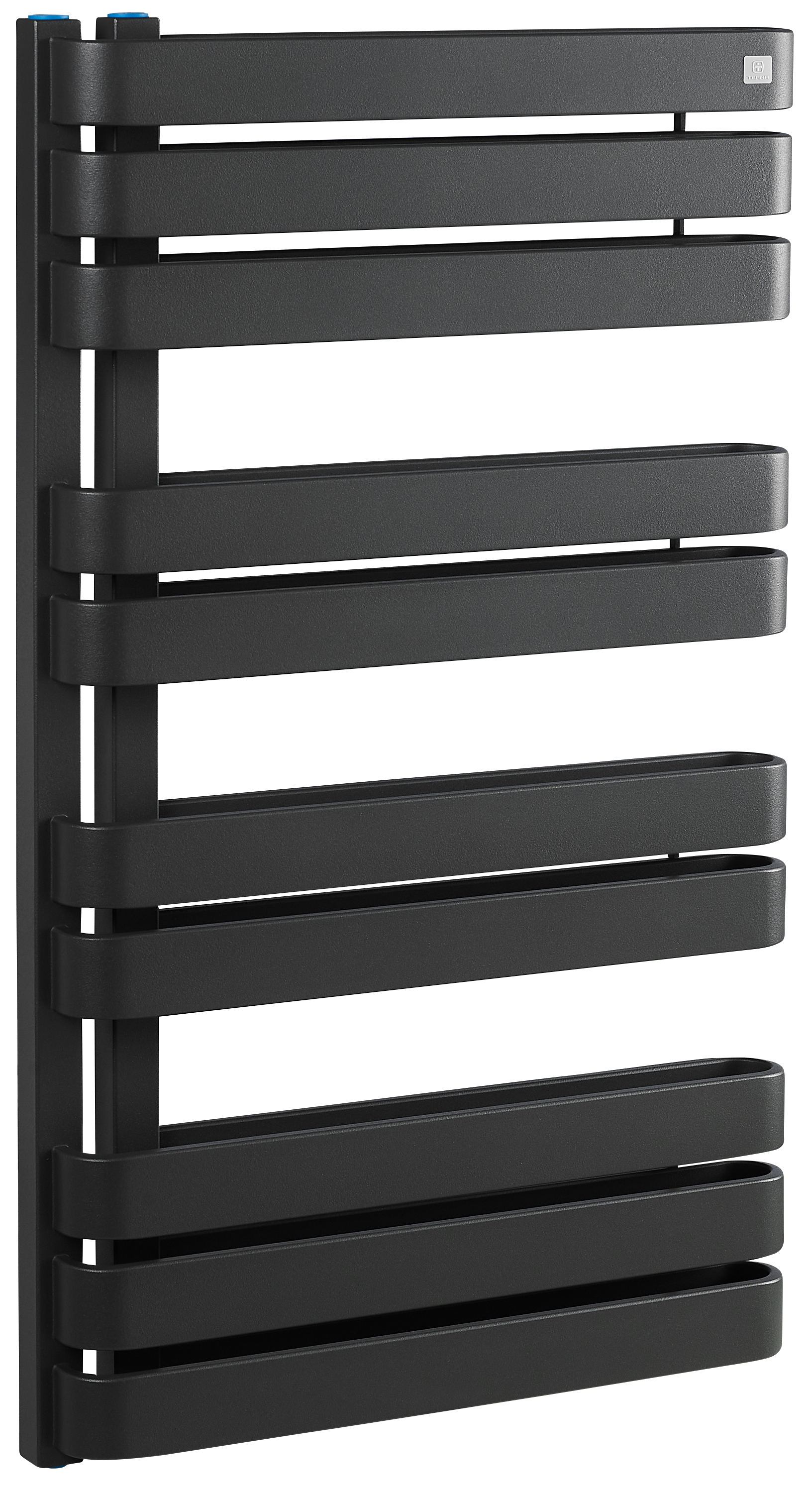 Grzejnik WARP S 85x50 cm Metallic Grey D 585W Roz 5cm 6 Bar TERMA