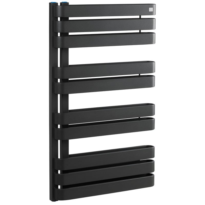 Grzejnik WARP S 85x50 cm Metallic Grey D 585W Roz 5cm 6 Bar TERMA