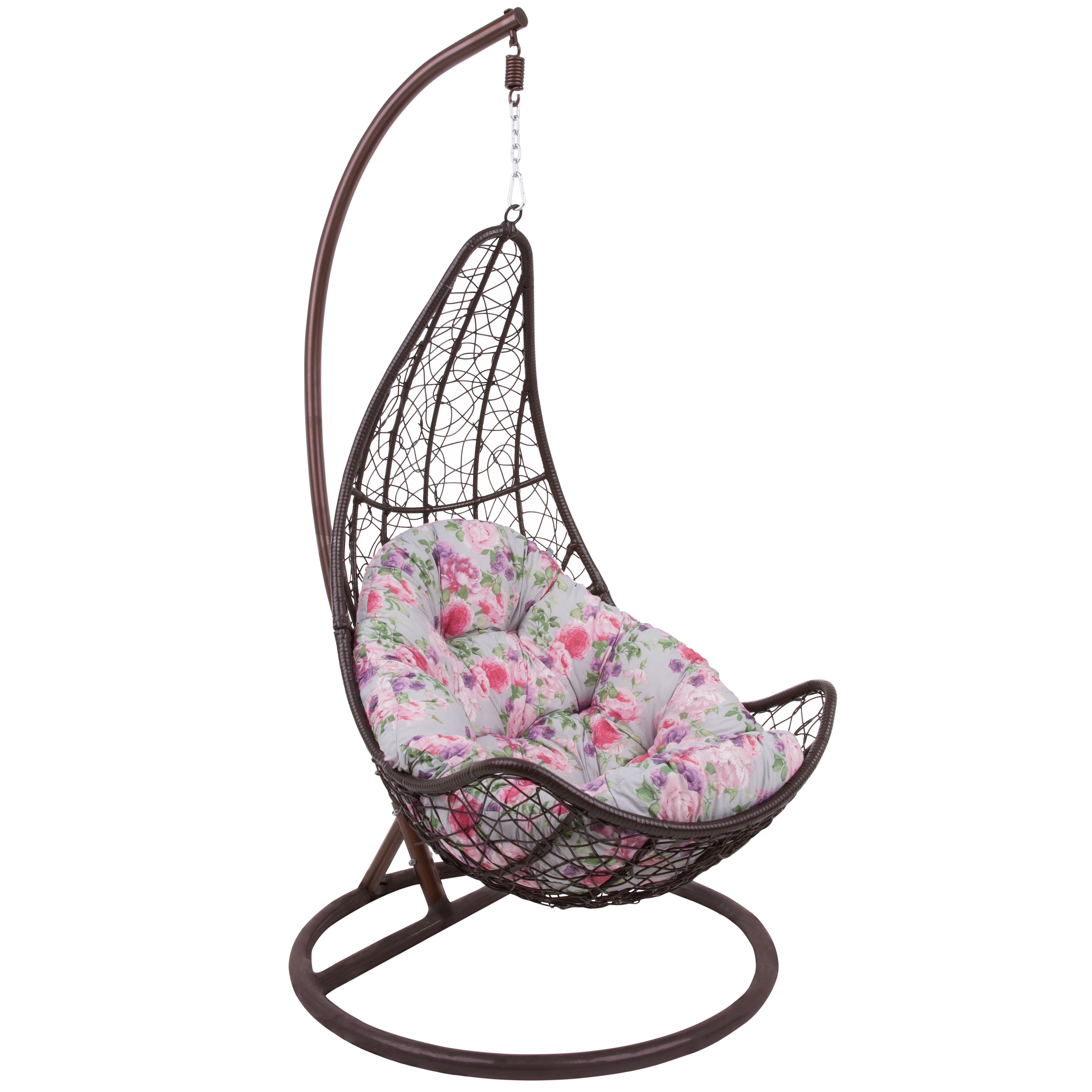Poduszka na fotel wiszący Oval 100x144 cm róże Patio - 2
