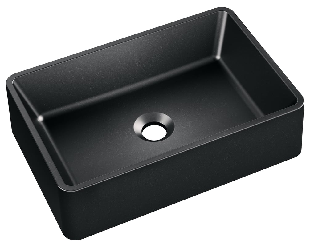 Umywalka konglomeratowa Bochun Czarny 45 x 30 Axis