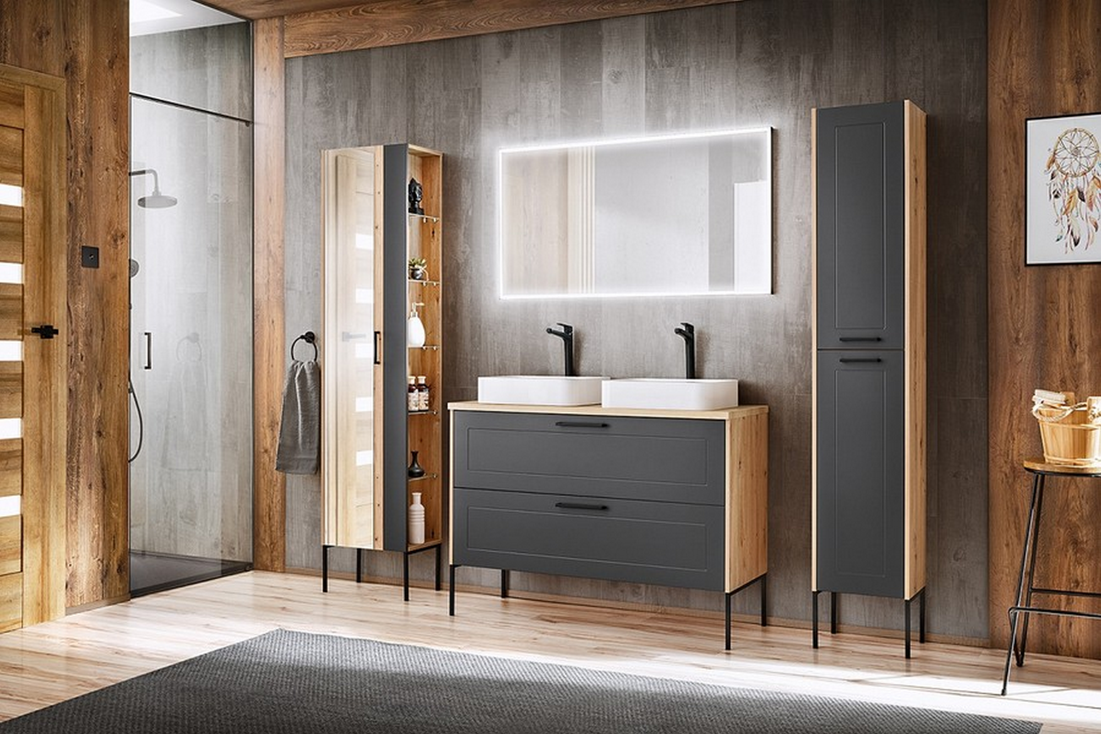 Lustro bez oświetlenia Madera 80 Comad - 2