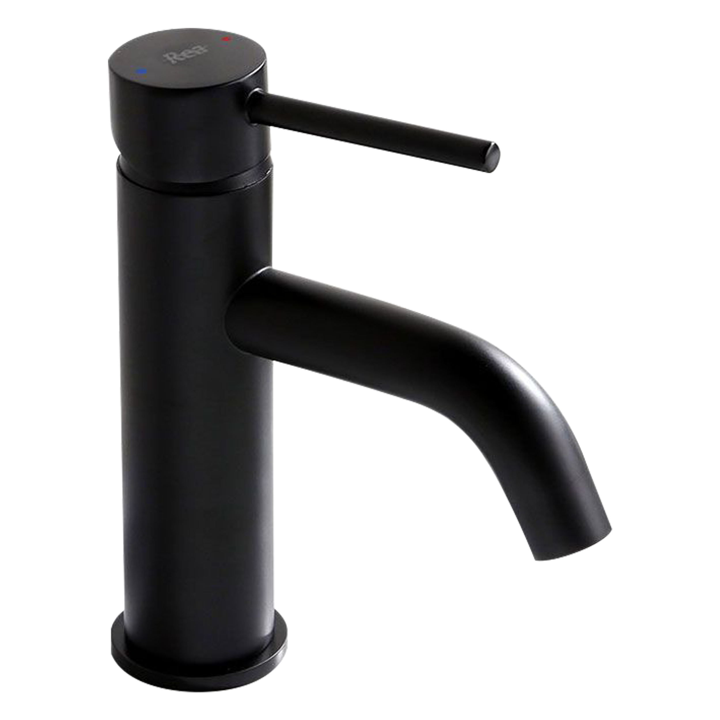 Bateria umywalkowa czarna 16.5 cm Lungo Rea