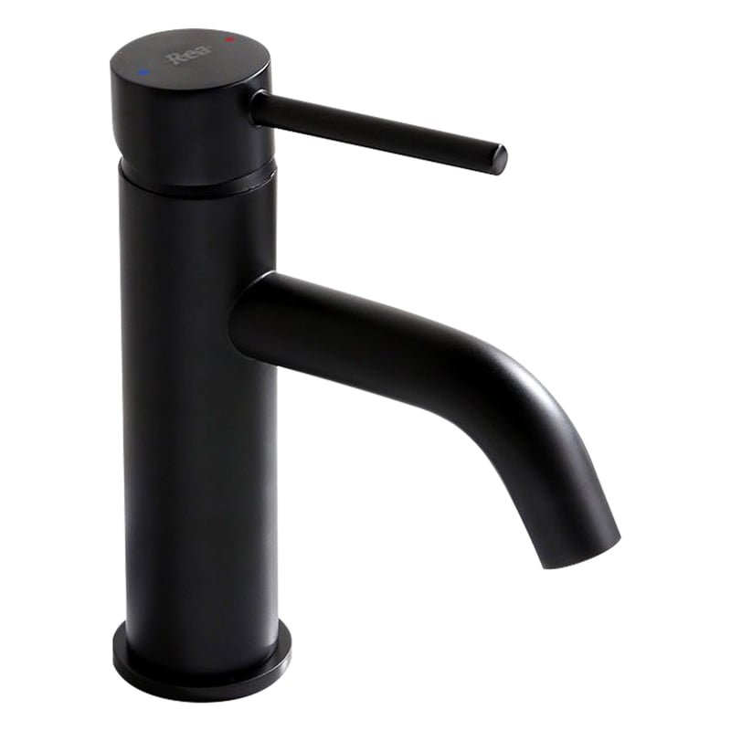 Bateria umywalkowa czarna 16.5 cm Lungo Rea