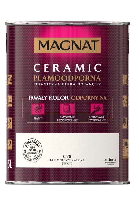 Farba Magnat Ceramic Tajemniczy Kalcyt 5 L Leroy Merlin farba-magnat-ceramic-tajemniczy-kalcyt-5-l-leroy-merlin