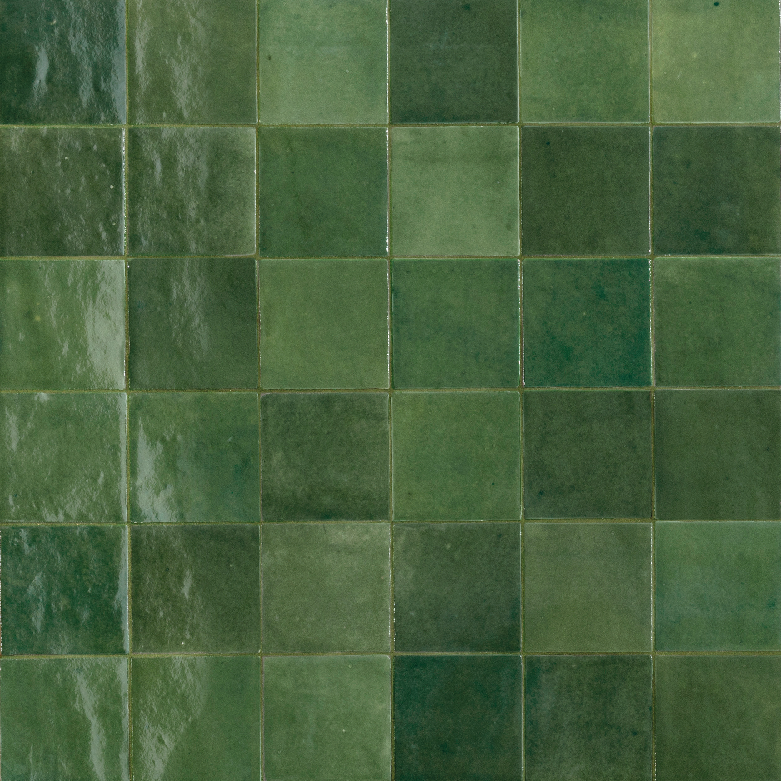 Piastrella da rivestimento interno 10 x 10 cm Sp. 10 mm Zelli Bouteille in gres porcellanato verde lucido 0.54 mq - 14