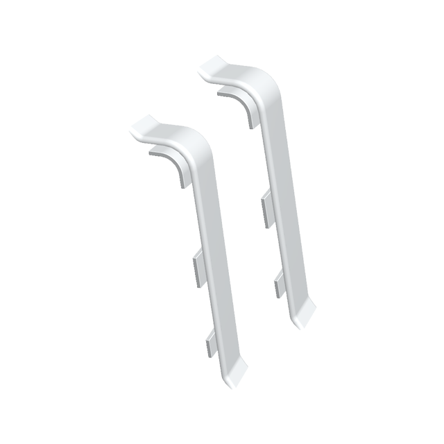 Łącznik do listwy przypodłogowej 70mm Biały 2 szt. ARTENS