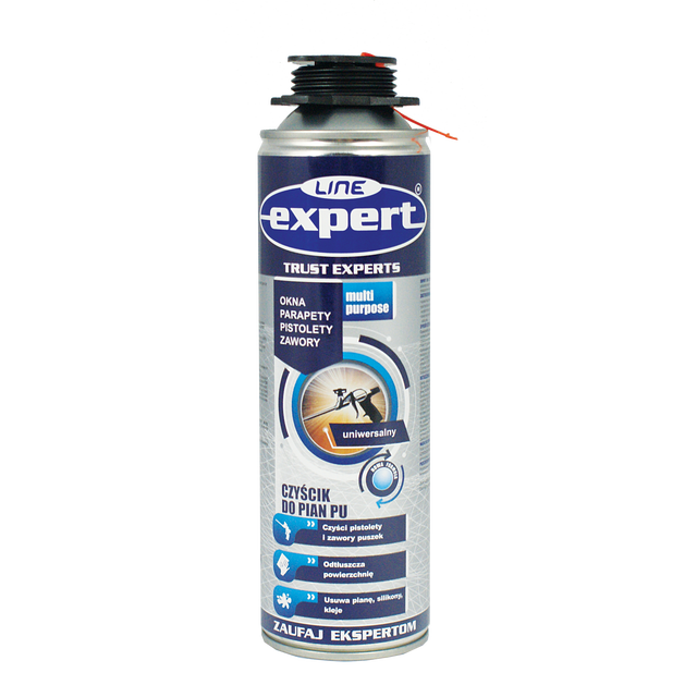 Czyścik do pian montażowej Expert line 500ml