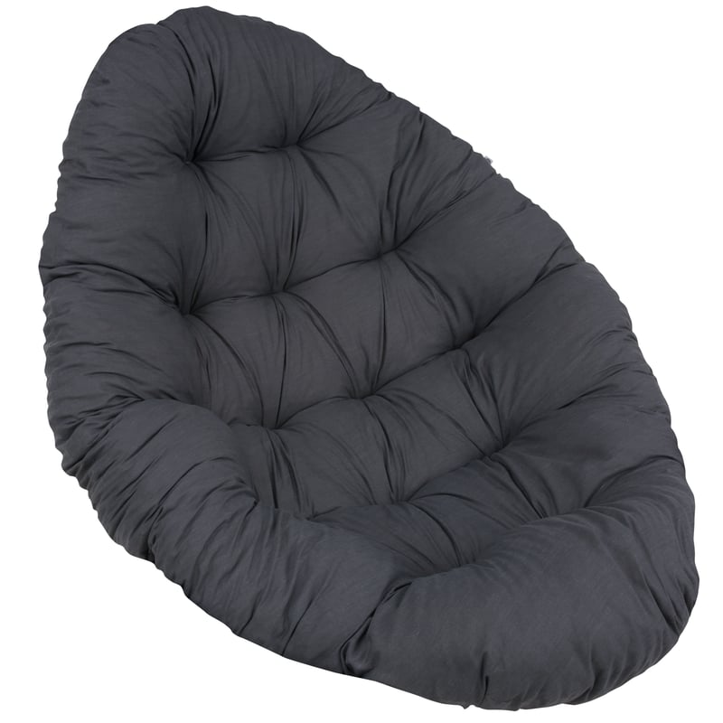 Poduszka na fotel wiszący Oval 100x144 cm antracytowa Patio