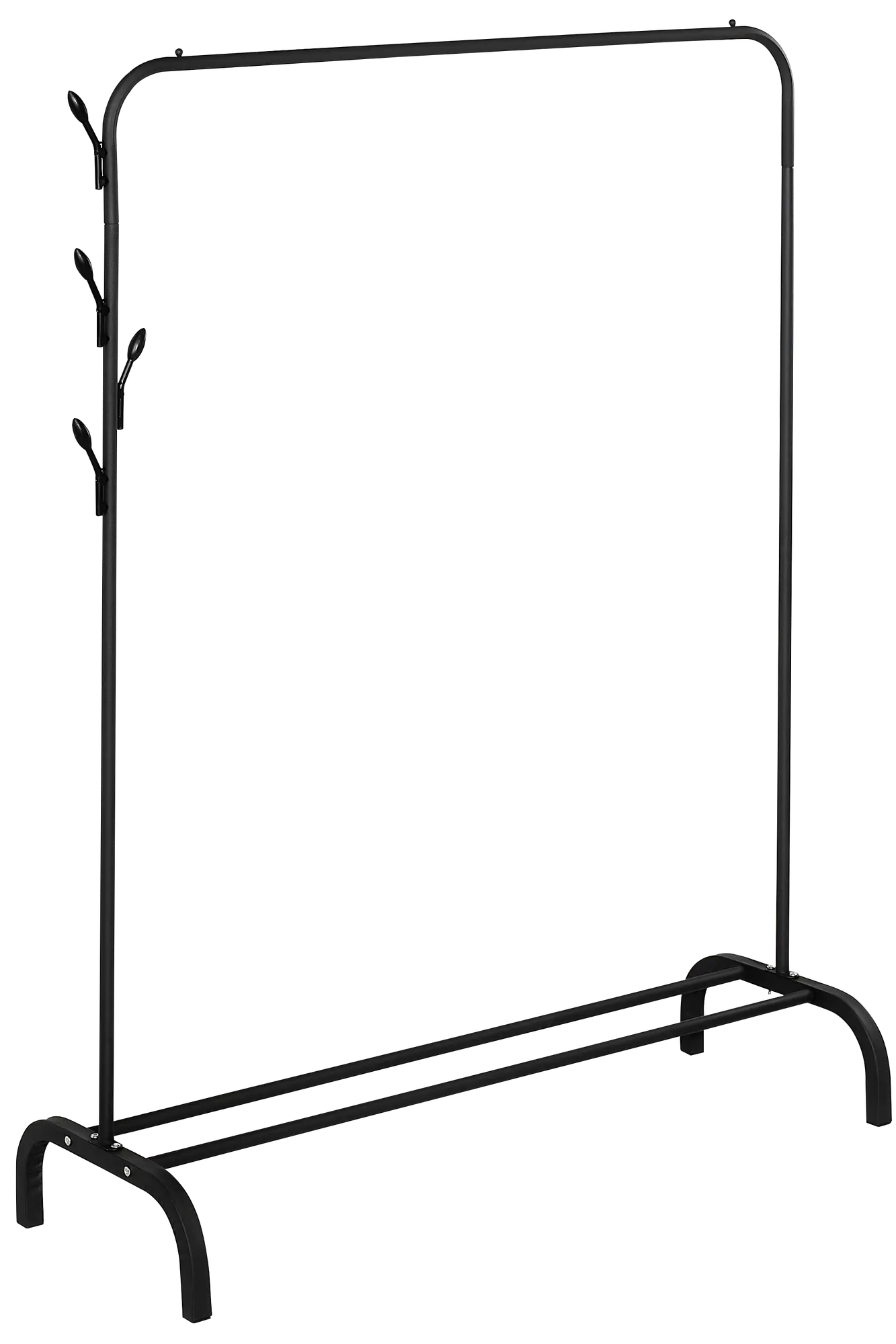 Wieszak stojący na ubrania Loft czarny 110 cm