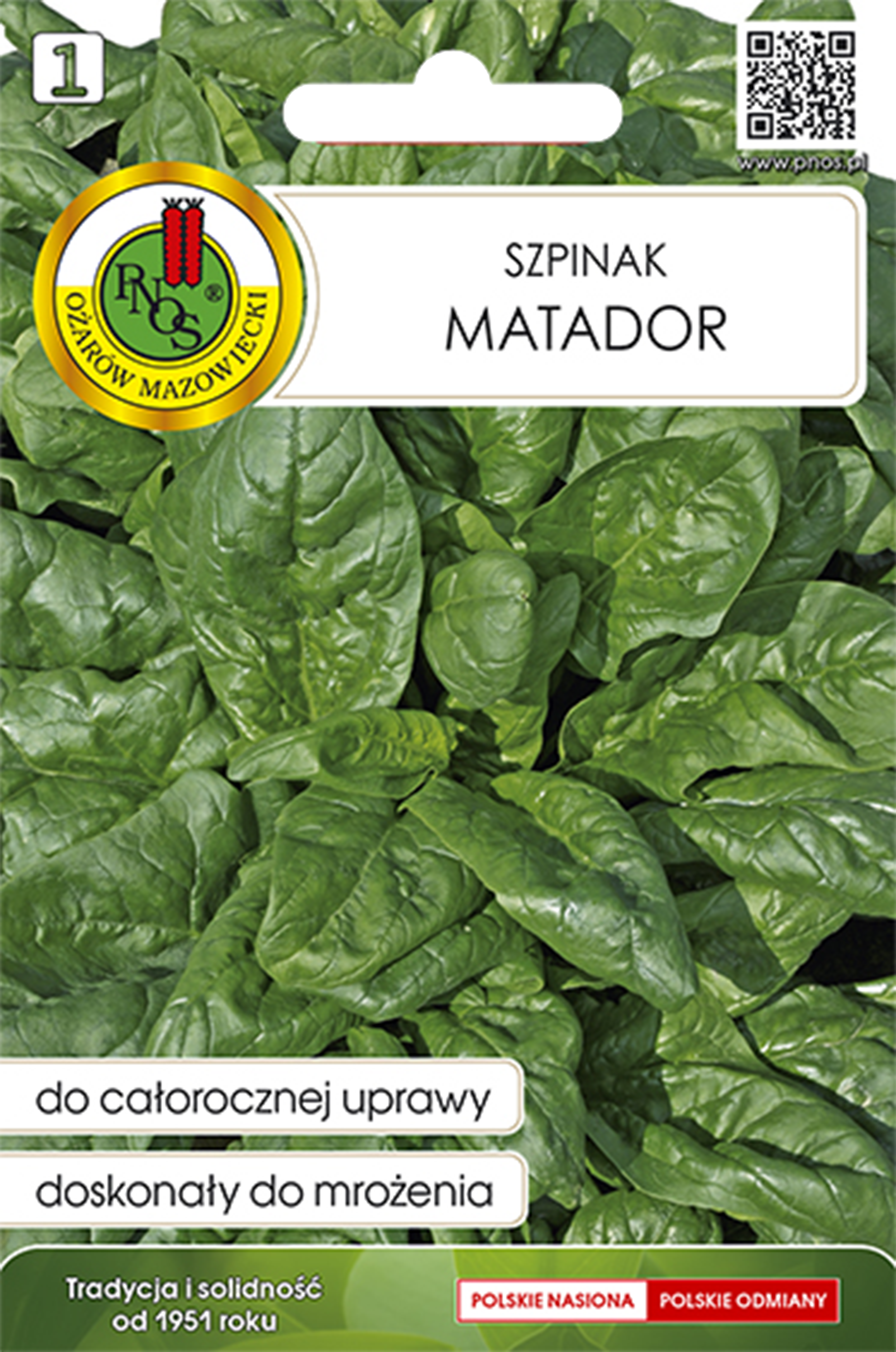 Szpinak Matador nasiona 5g Pnos