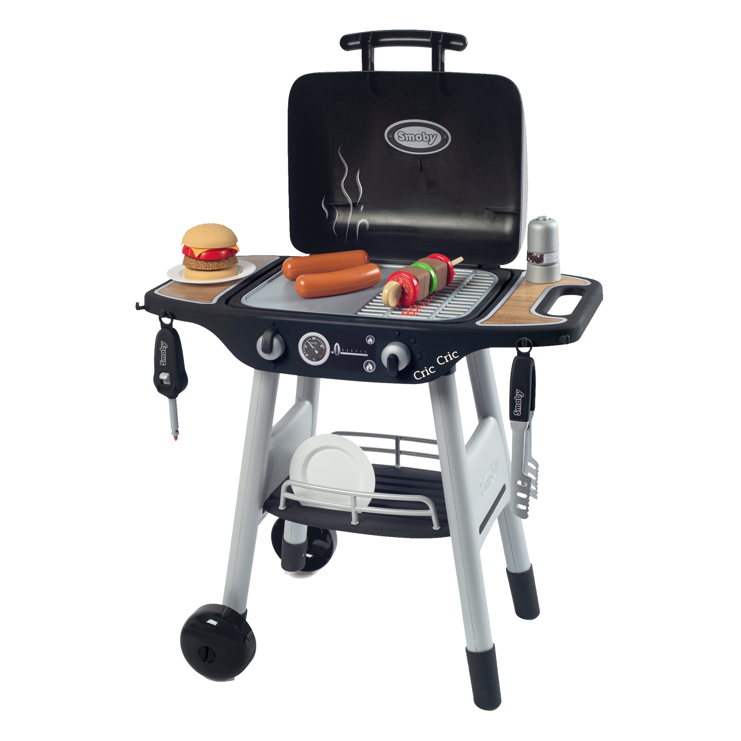 Grill dla dzieci 47.7x67.7 cm z akcesoriami Smoby