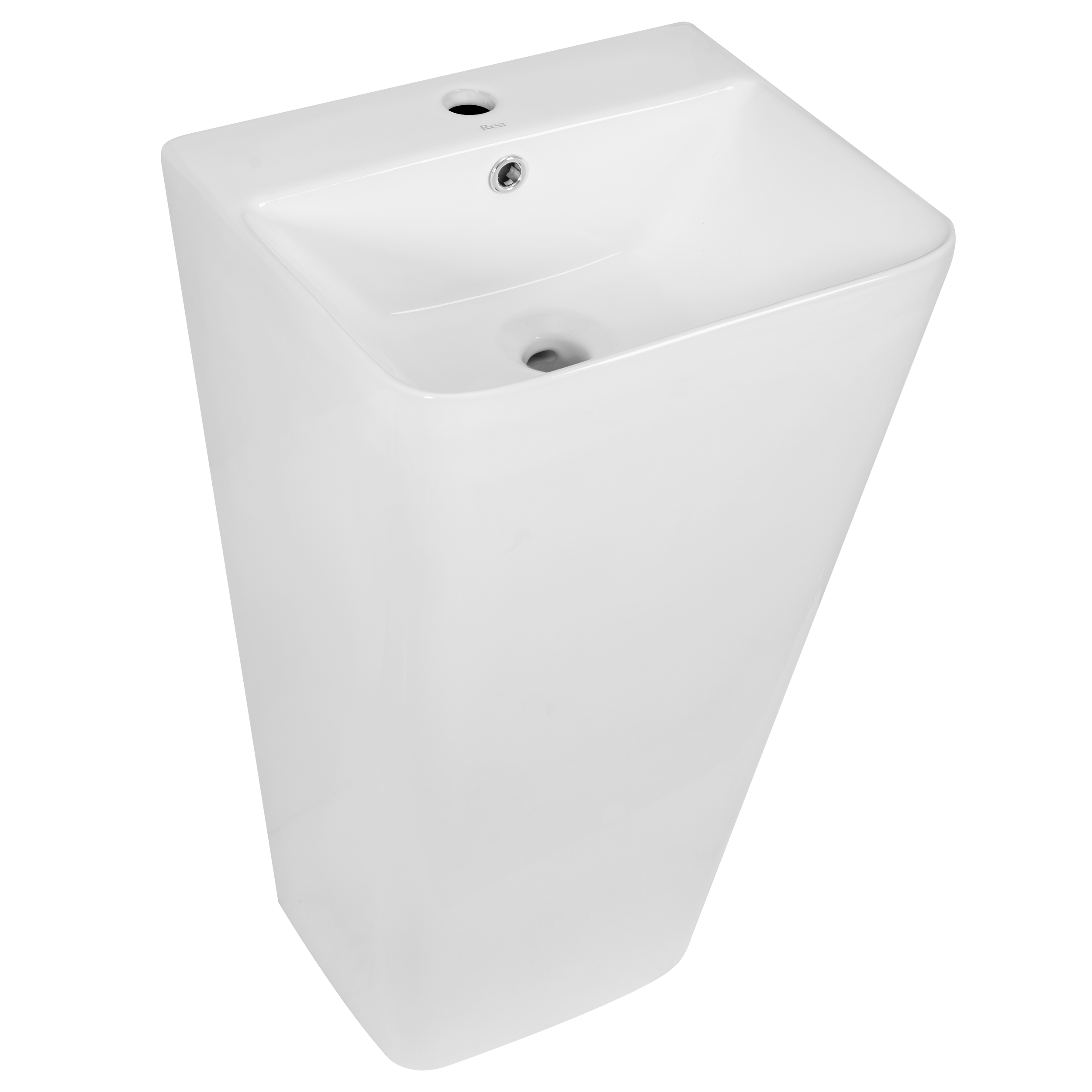 Umywalka ceramiczna wolnostojąca Aris 45 x 84.5 Rea